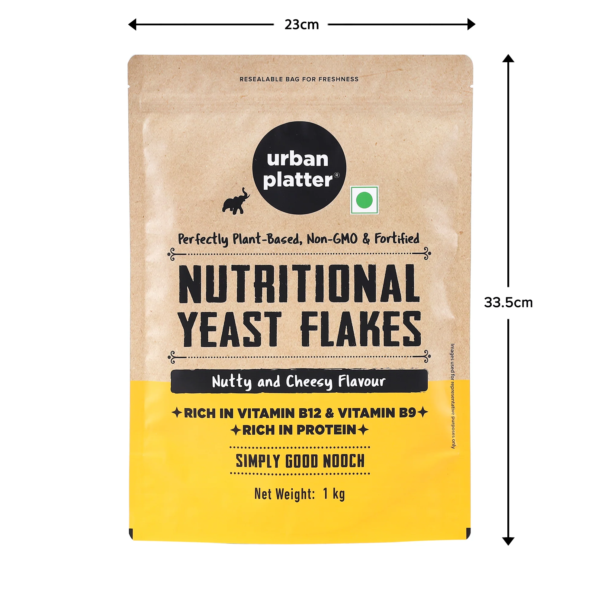 Nutritional Yeast Flakes, 1kg (Rich in Vitamin B12, Gluten-free, Perfectly Plant-Based Nutty and Cheesy Nooch, Savoury Seasoning) - Image 7