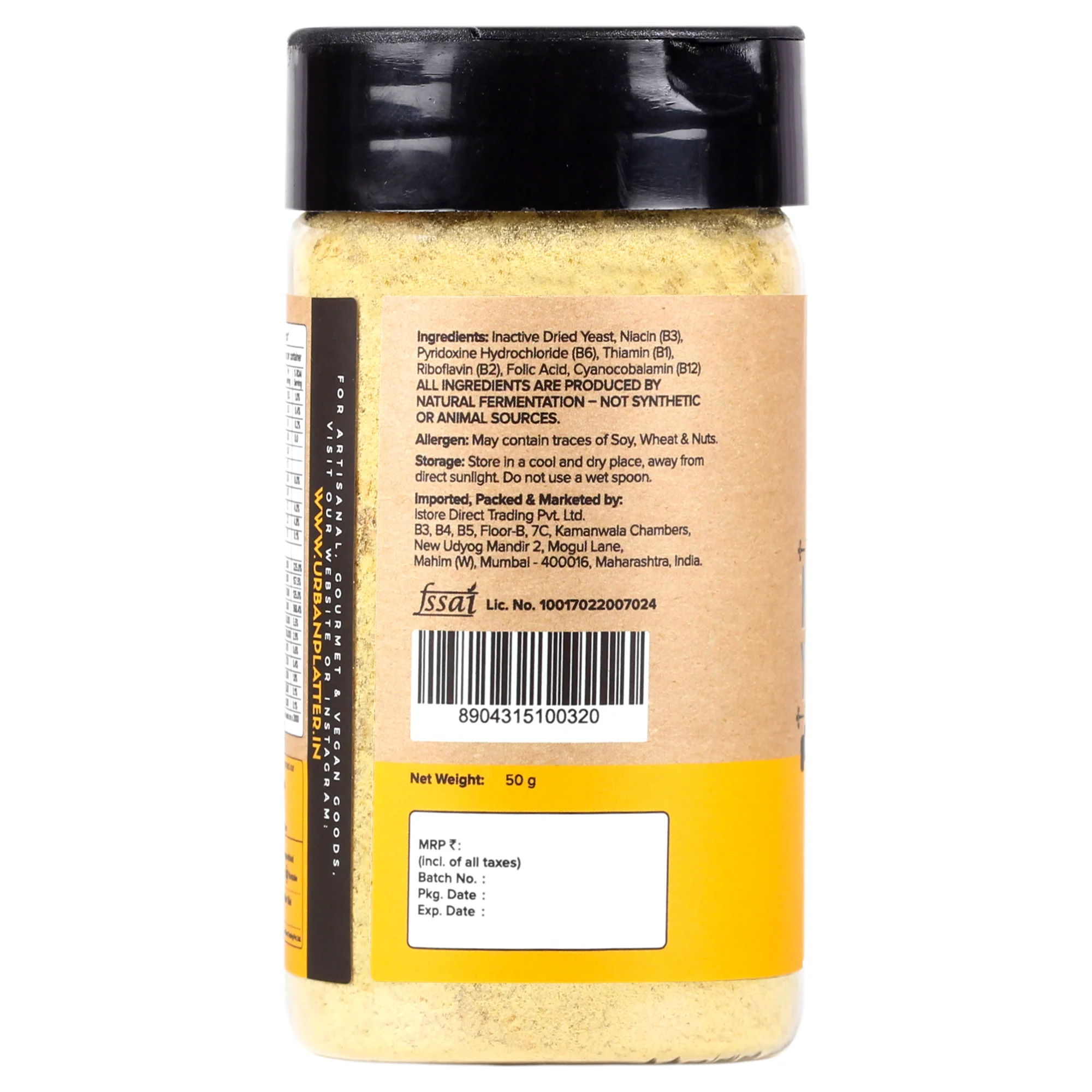 Nutritional Yeast Flakes, 50g (Rich in Vitamin B12, Gluten-free, Perfectly Plant-Based Nutty and Cheesy Nooch, Savoury Seasoning) - Image 2