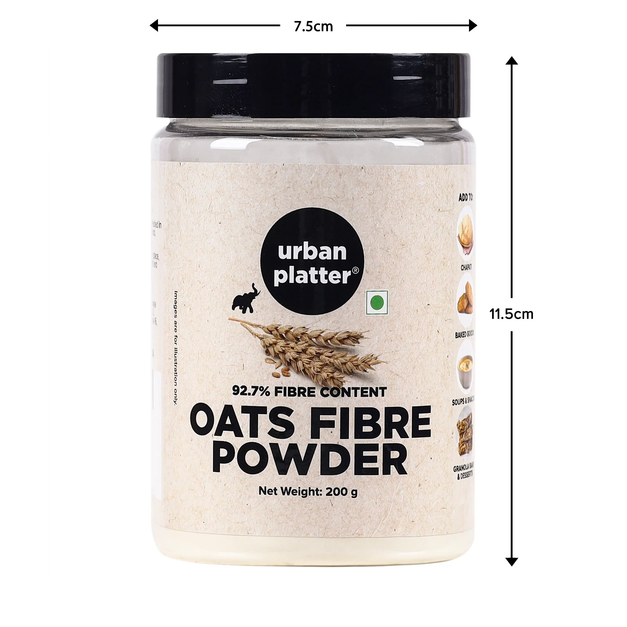 Oats Fibre Powder, 200g - Image 7