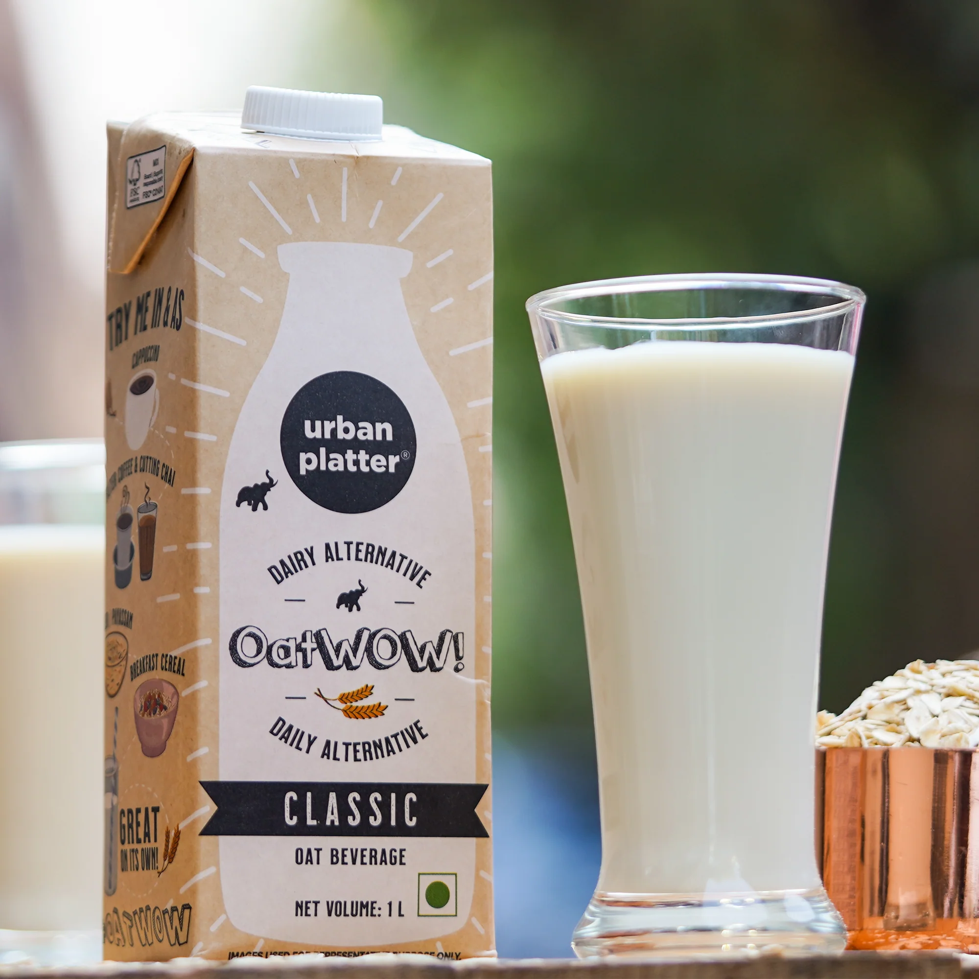 OatWOW Classic Oat Beverage, 1L [Plant-based /Milk Alternative] - Image 8