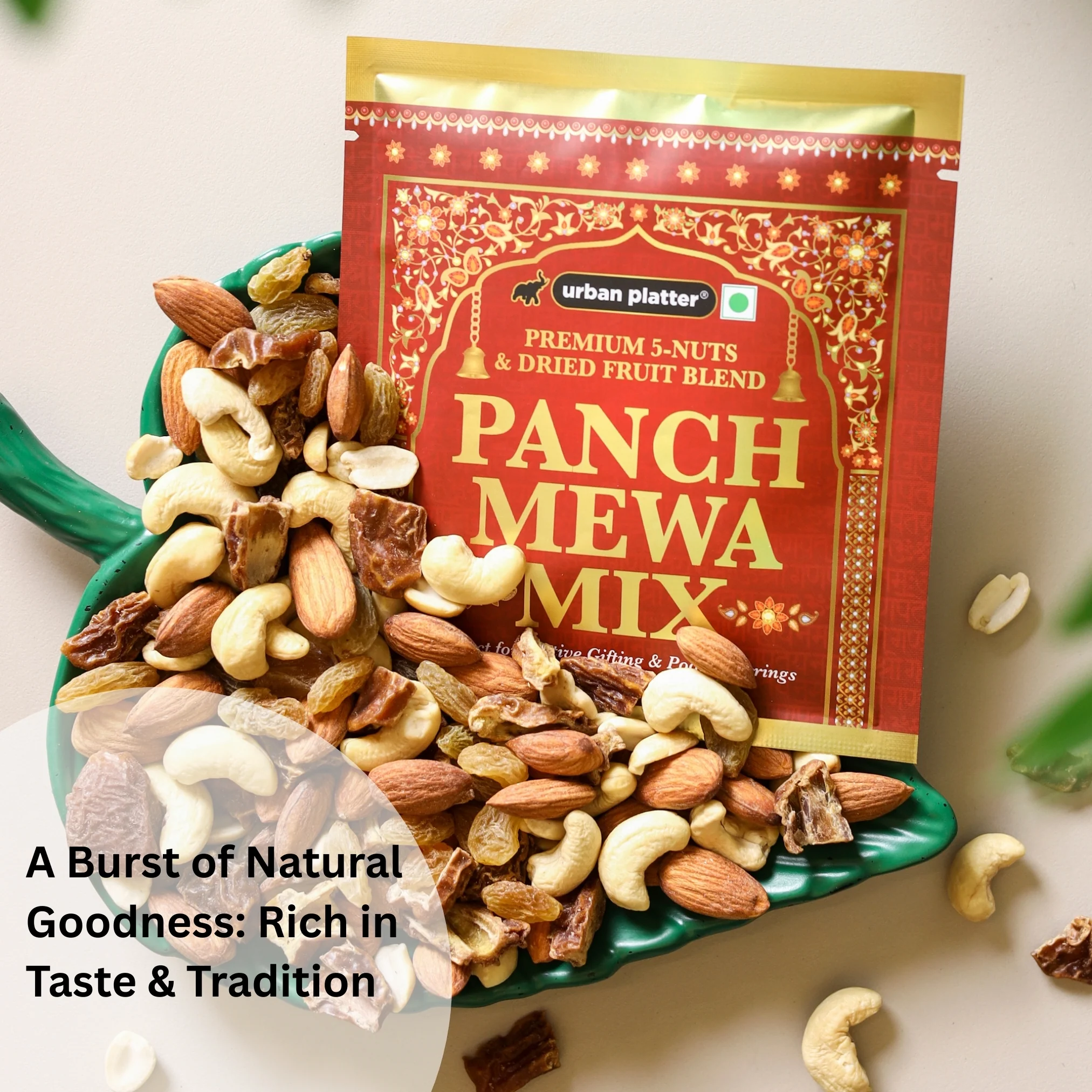 Panch Mewa Mix, 50g (Premium 5-Nuts & Dried Fruits Blend | Perfect for Festive Gifting & Pooja Offerings | Healthy Snacking) - Image 8