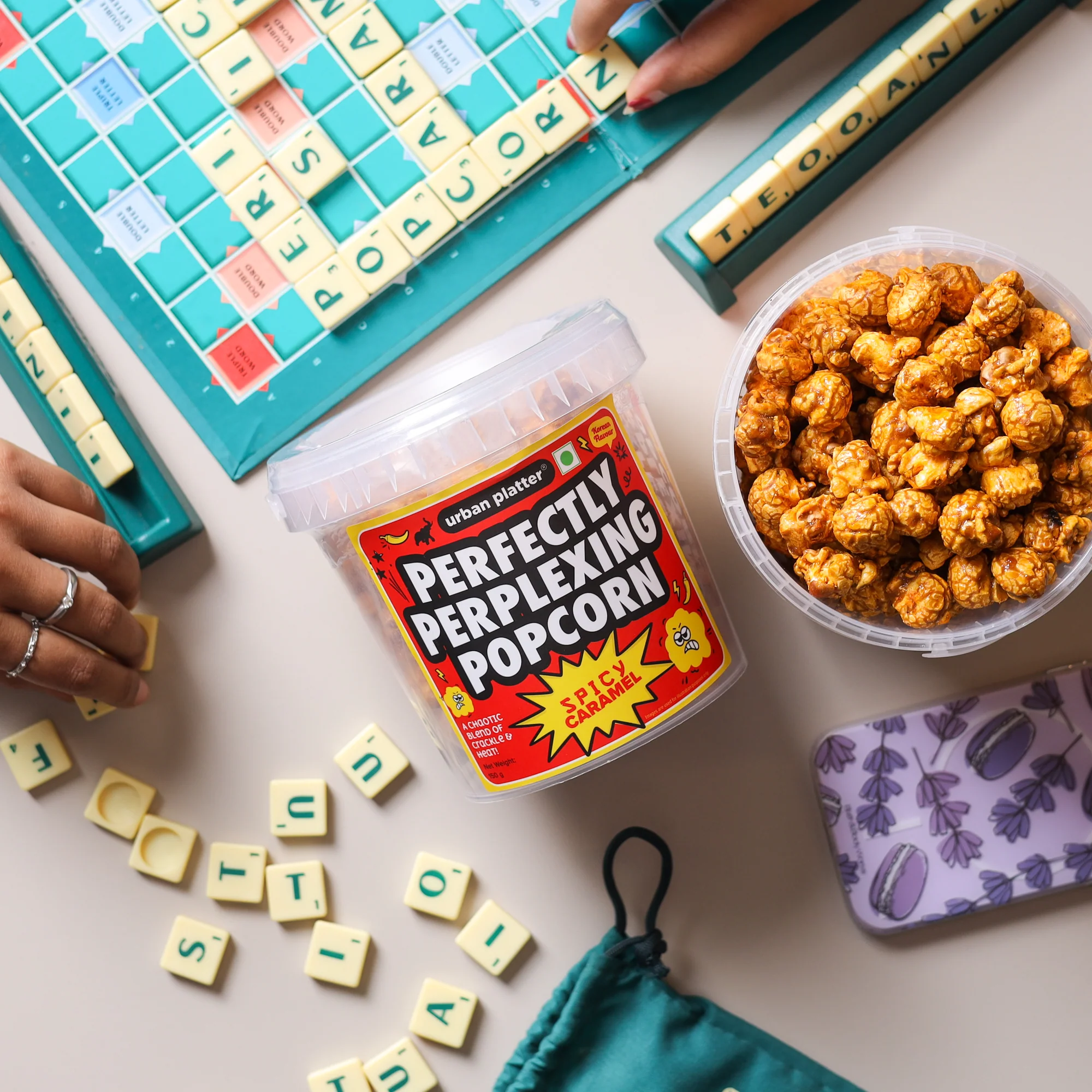 Perfectly Perplexing Popcorn - Peri Peri Caramel, 150g (Tub of Caramel Popcorn with Tangy Peri Peri Spice, Ready to eat snack) - Image 9