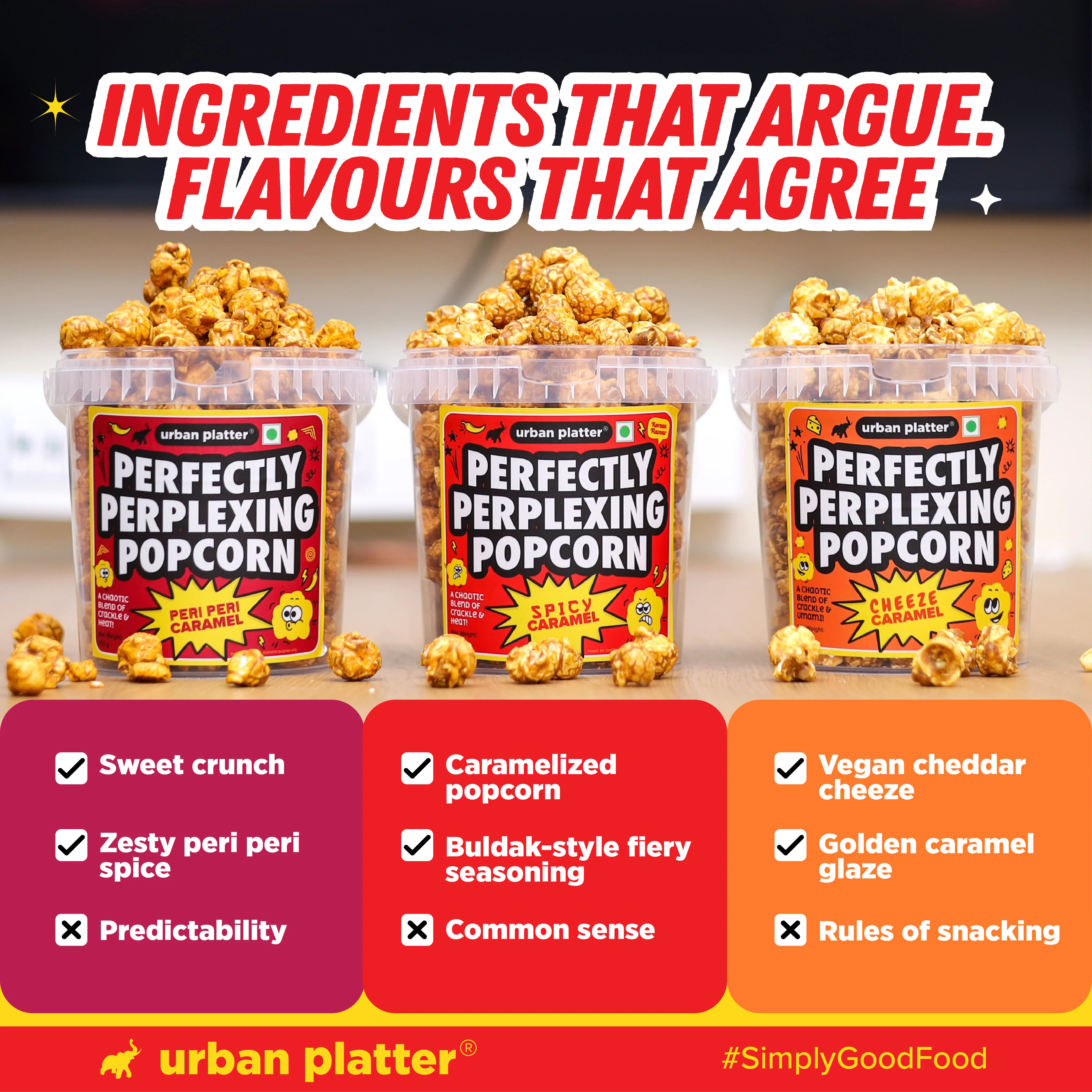 Perfectly Perplexing Popcorn - Spicy Caramel, 150g (Tub of Caramel Popcorn with Bold Korean Style Spice, Ready to eat snack) - Image 6