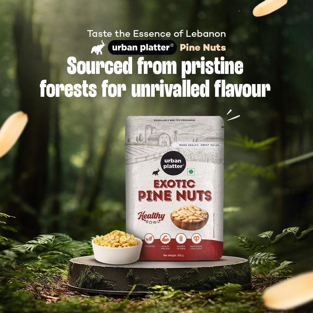 Exotic Pine Nuts, 100g (Chilgoza Giri | Rich in Protein | Elevates Pesto, Hummus, Salads) - Image 3