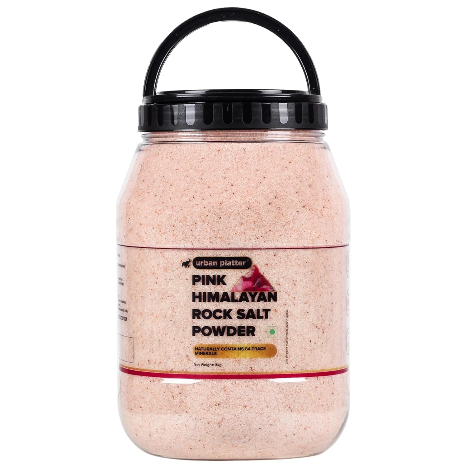 Pink Himalayan Rock Salt Powder, 3kg (Unrefined | Additive Free | 100% Pink Rock | Sendha | PET Jar) - Image 2
