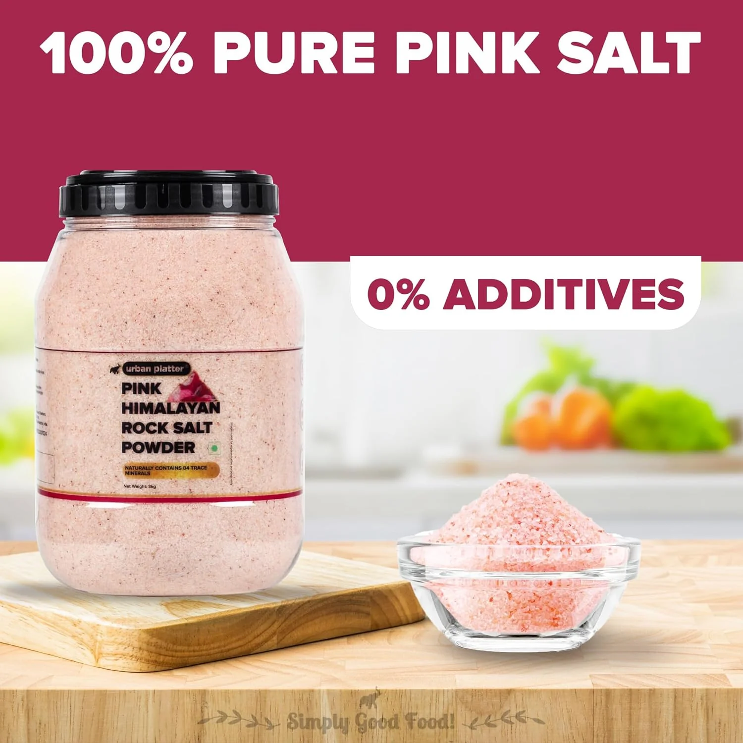 Pink Himalayan Rock Salt Powder, 3kg (Unrefined | Additive Free | 100% Pink Rock | Sendha | PET Jar) - Image 7