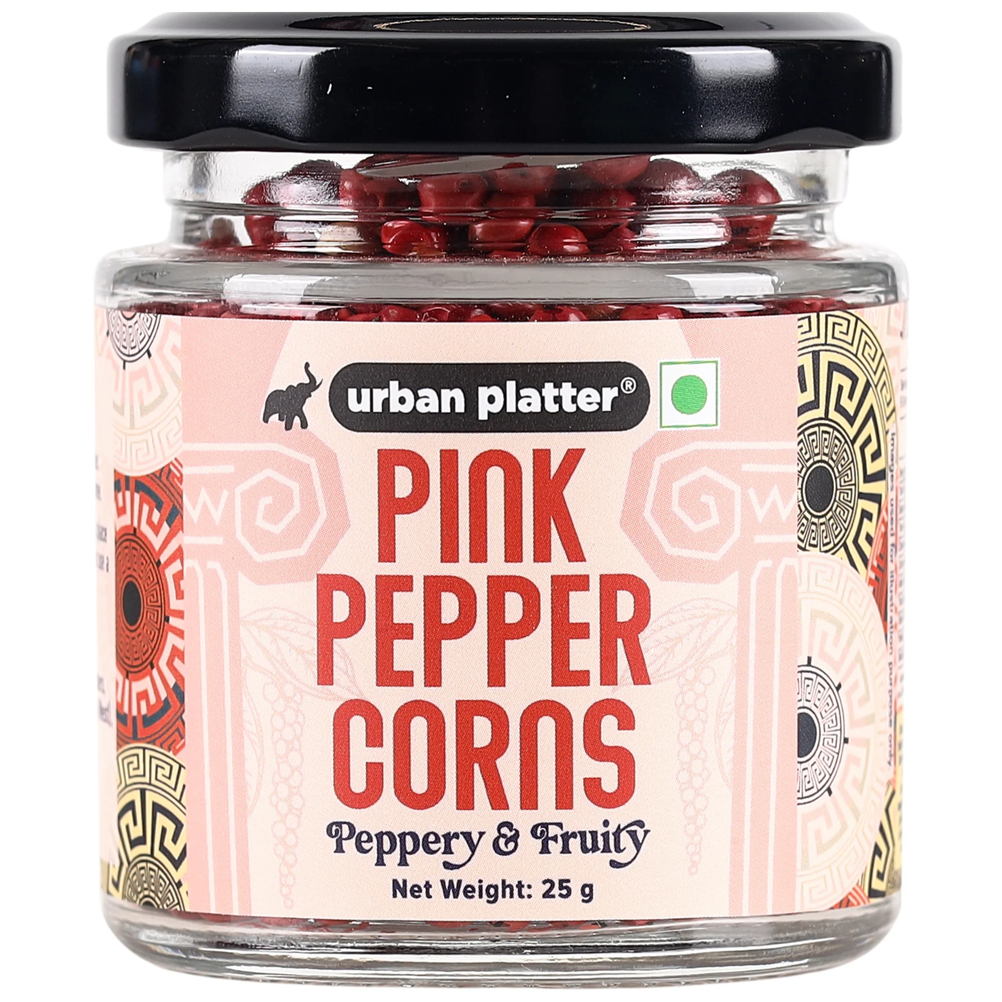 Whole Pink Peppercorns, 25g (Mild & Aromatic Pepper | Subtle Fruity Notes | Ideal for Salads & Finishing Dishes)
