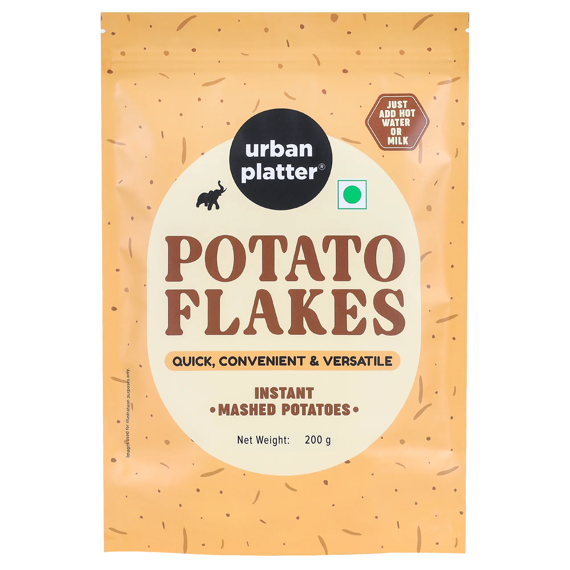 Potato Flakes, 200 g (Dehydrated Potato Flakes | Ready to Use Dried Potato Bits | Quick and Convenient)