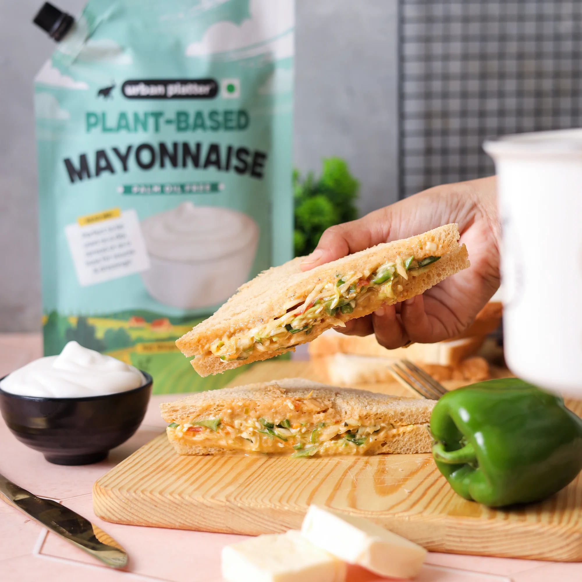 Premium Mayo, 1Kg (Dairy-free Mayonnaise, No Palm Oil, No Trans-fat) (HoReCa) - Image 5