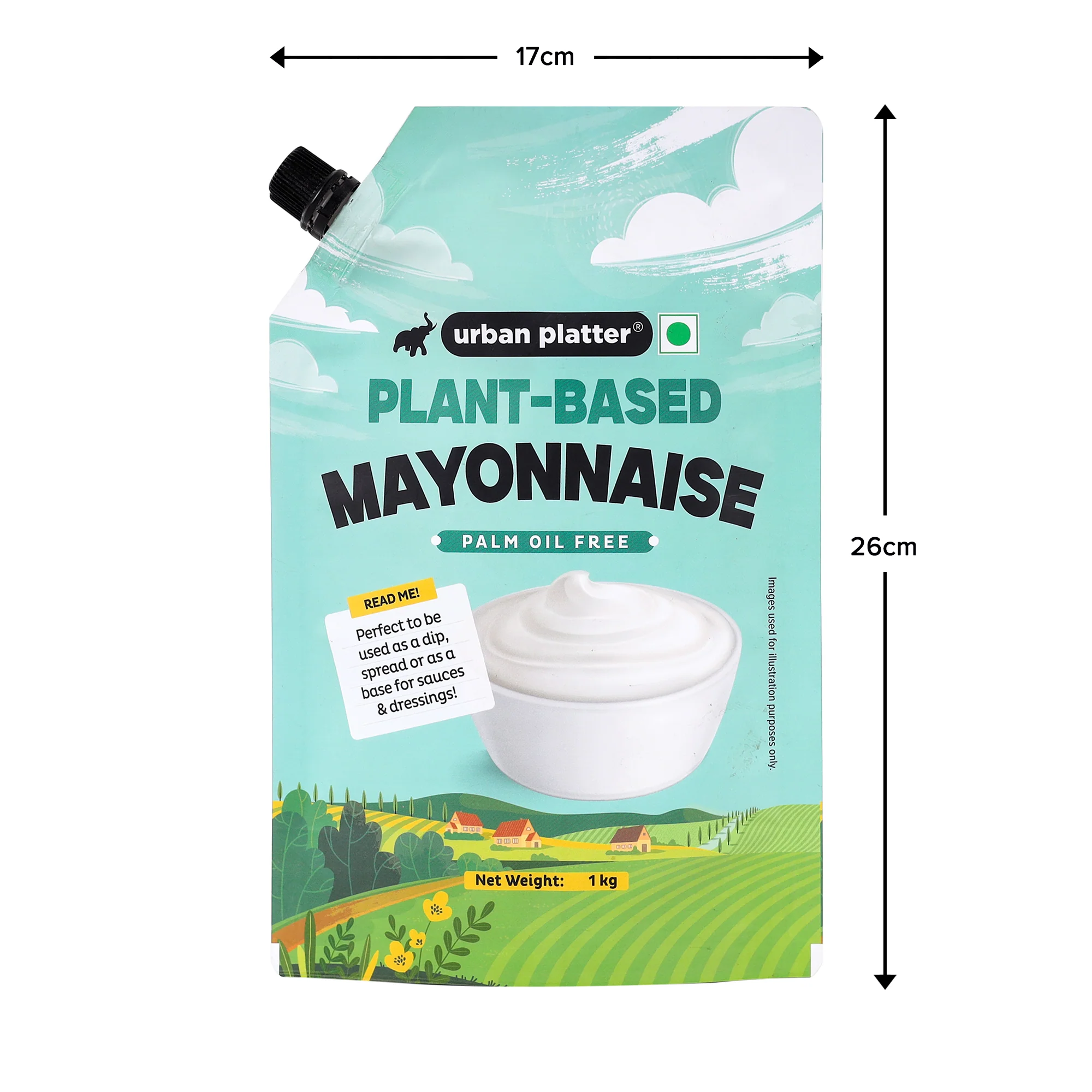 Premium Mayo, 1Kg (Dairy-free Mayonnaise, No Palm Oil, No Trans-fat) (HoReCa) - Image 7