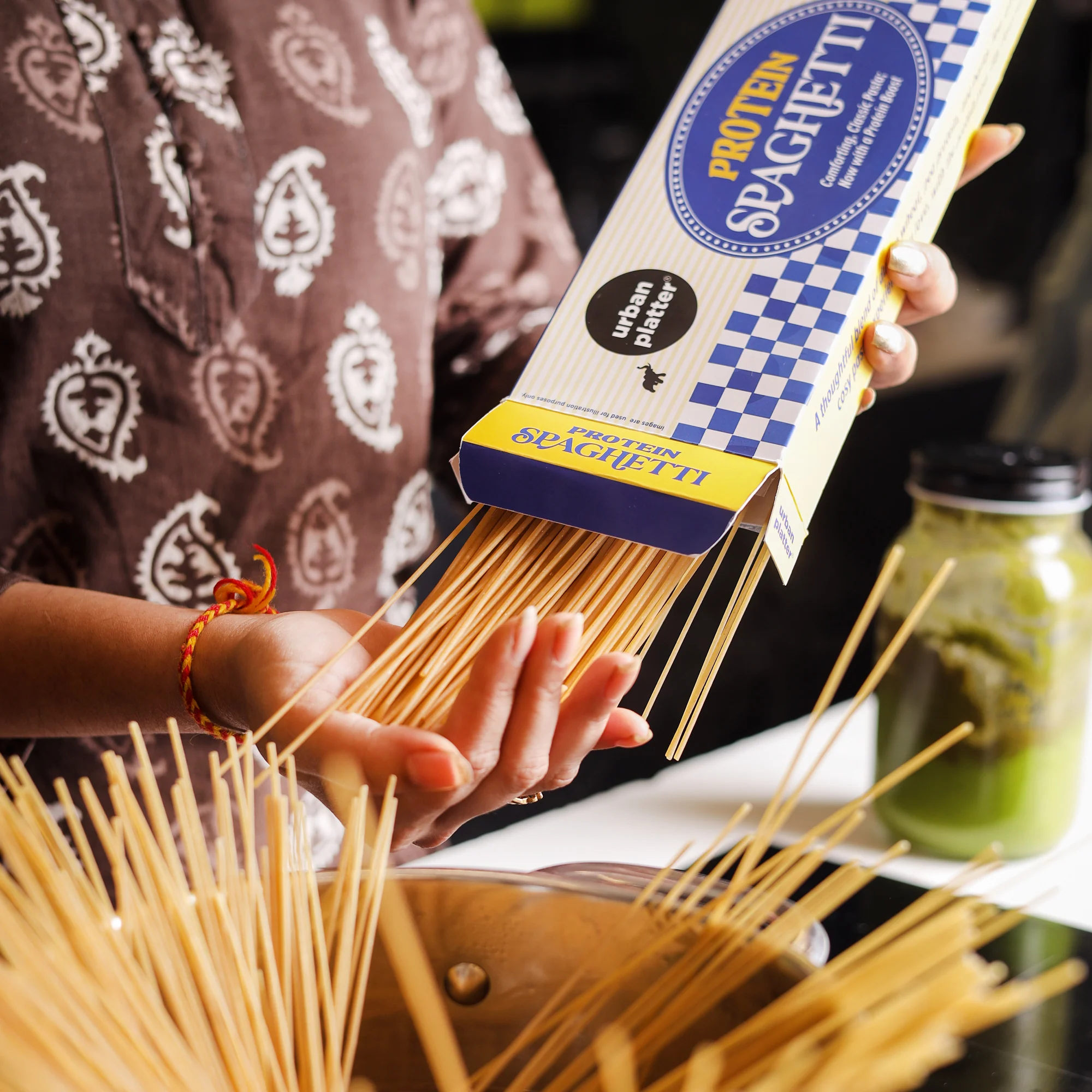 Protein Spaghetti, 500g (Zero Maida, Durum Wheat & Barley Flour Pasta, Plant Protein, High Fiber) - Image 3