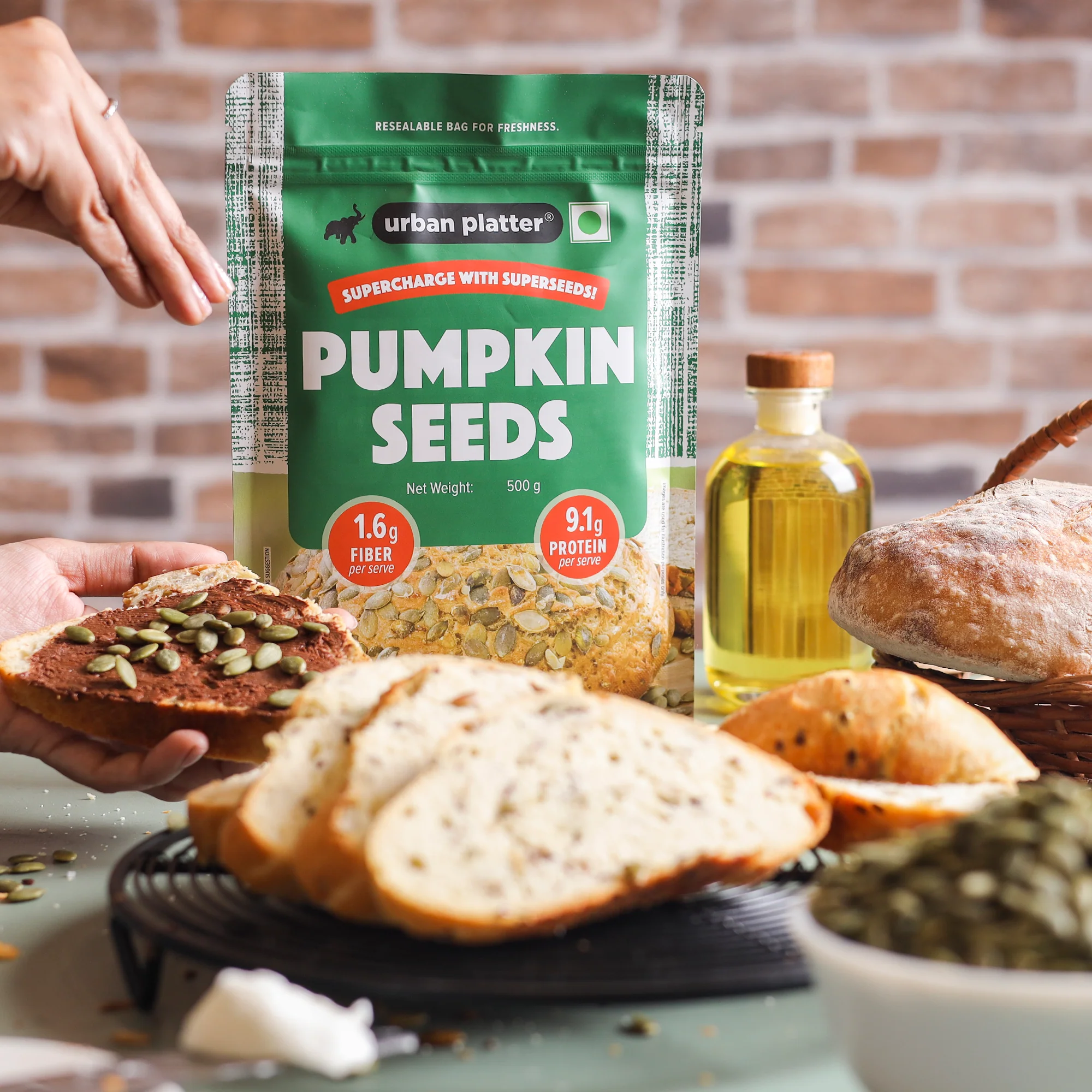 Pumpkin Seeds, 250g (Pepitas | Naturally Rich in Protein & Healthy Fats | Snack, Sprinkle & Bake) - Image 8