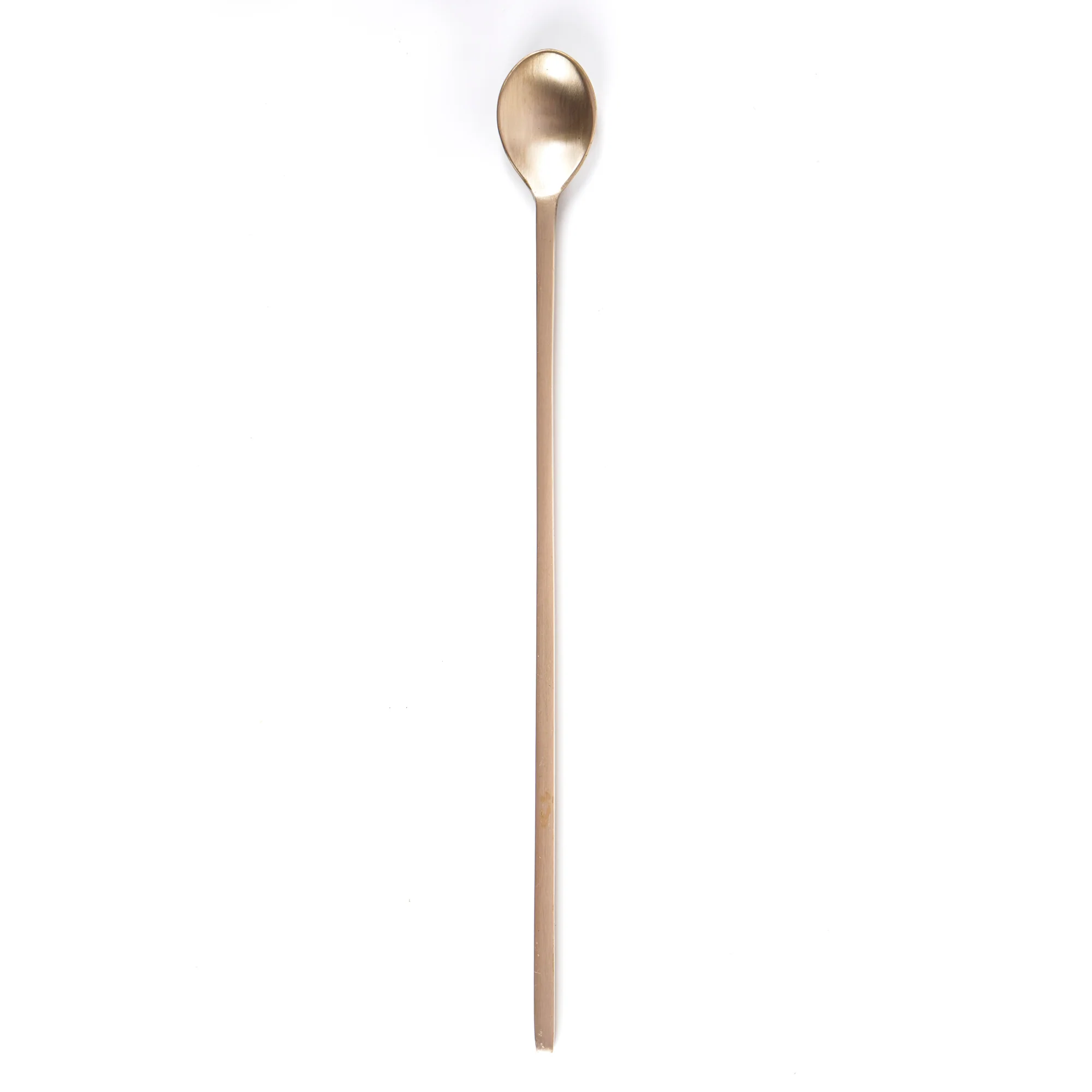 Pure Brass Cocktail/Bar Long Stirrer Spoon, 25cms