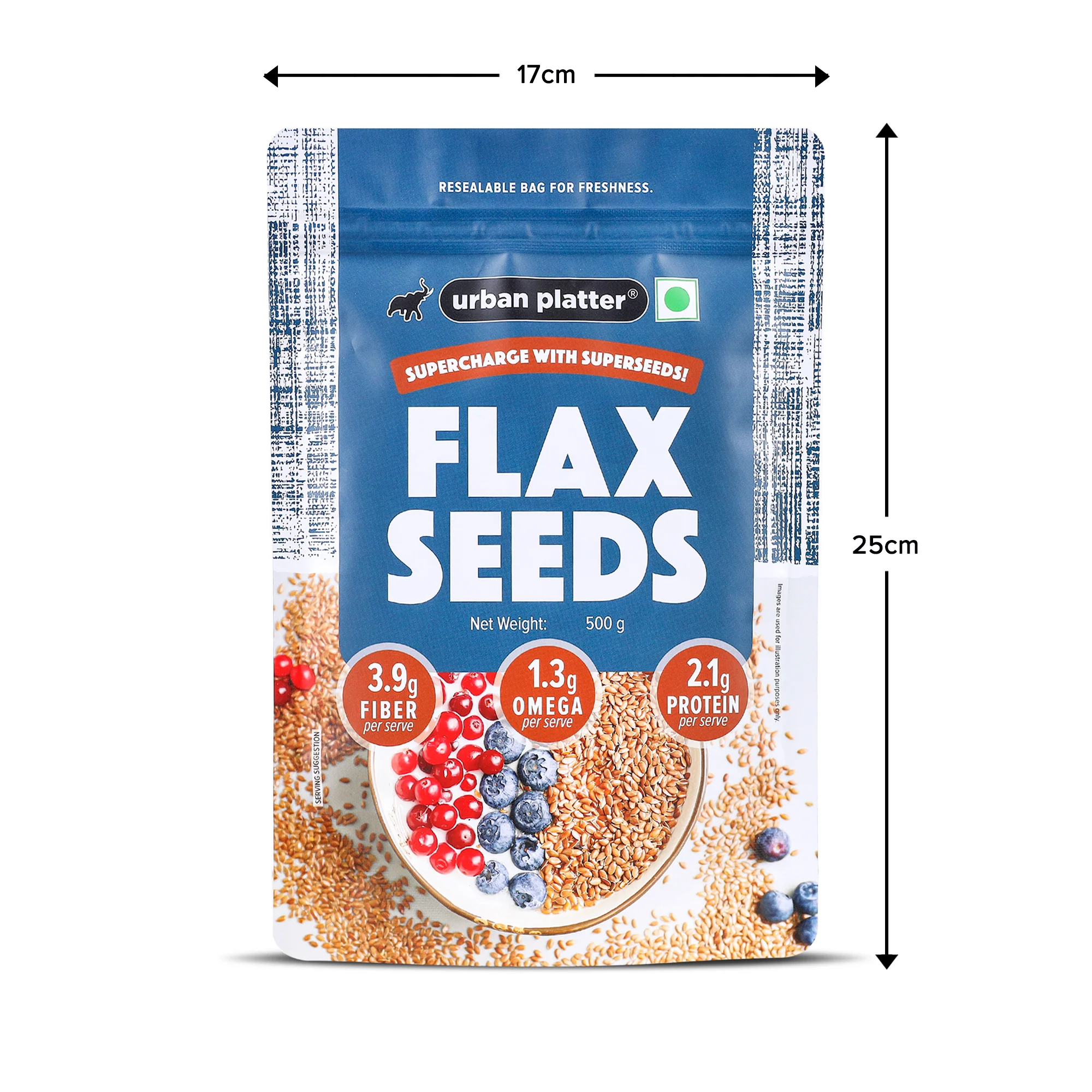 Flax Seeds, 500g (Alsi, Heart-Healthy, Protein and Fiber Rich, Use in salads, After meal Digestive) - Image 10