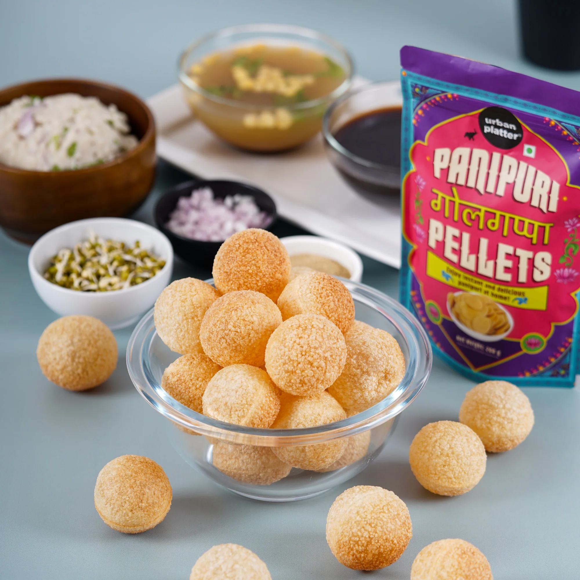Ready-to-fry Dry Gol Gappa (Pani Puris) - Image 5