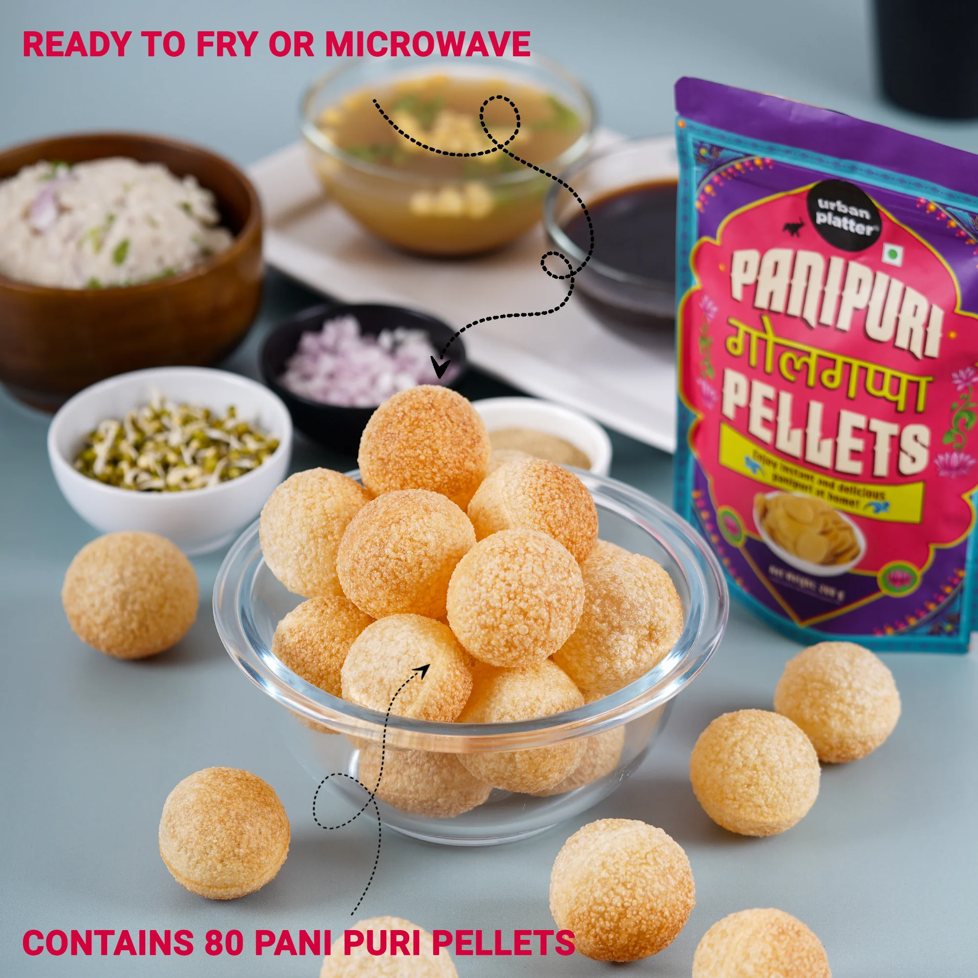 Ready-to-fry Dry Gol Gappa (Pani Puris) - Image 9