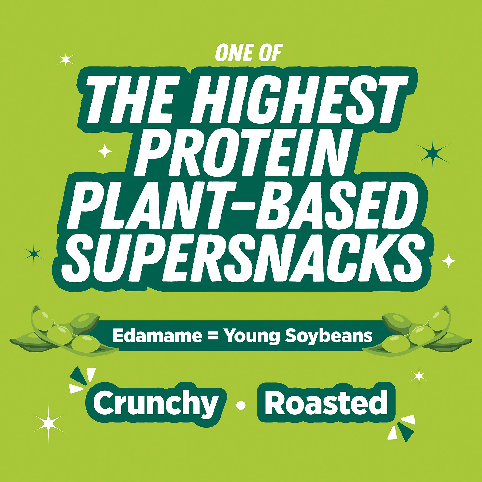 Roasted Salted Edamame (46% Protein, 14% Fiber, Lightly Salted Young Green Soybeans, Highest Plant Protein Supersnack) - Image 20