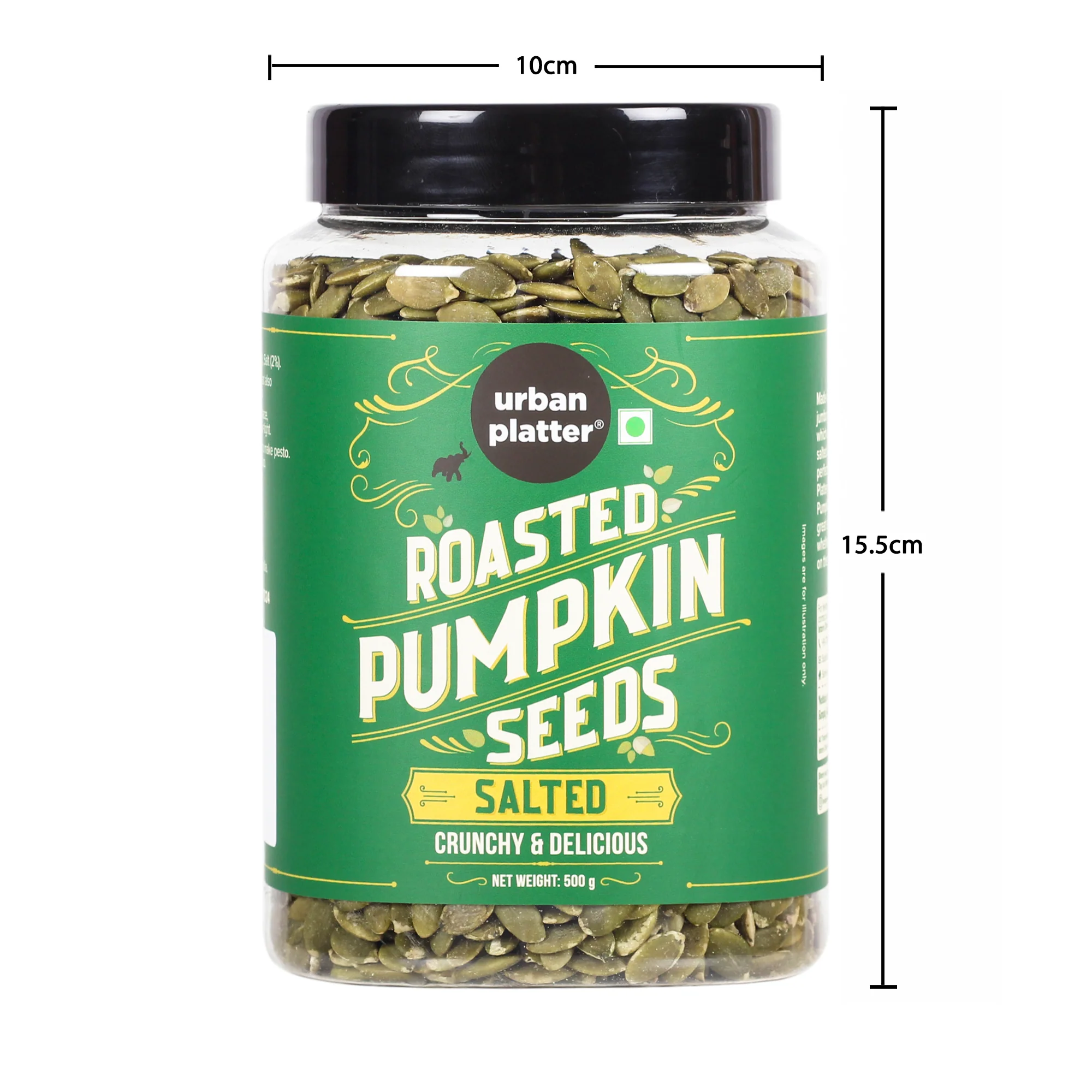 Roasted Pumpkin Seeds, 500g (Pepitas, Naturally Rich in Protein & Healthy Fats, Snack, Sprinkle & Bake) - Image 7