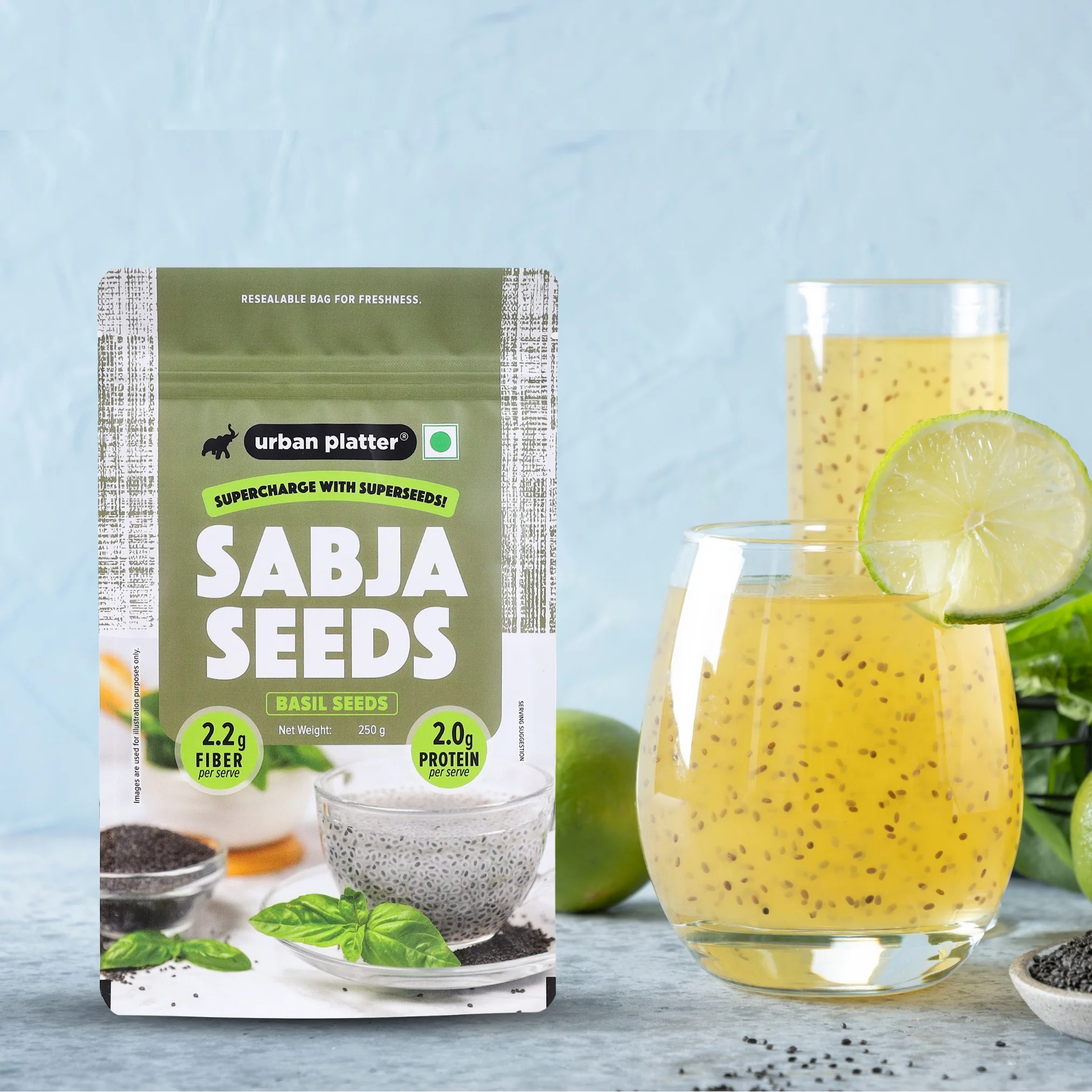 Sabja Seeds, 500g (Natural Body Coolant, Aids in Digestion, Ayurveda Superfood, Rich in Protein & Fiber) - Image 5