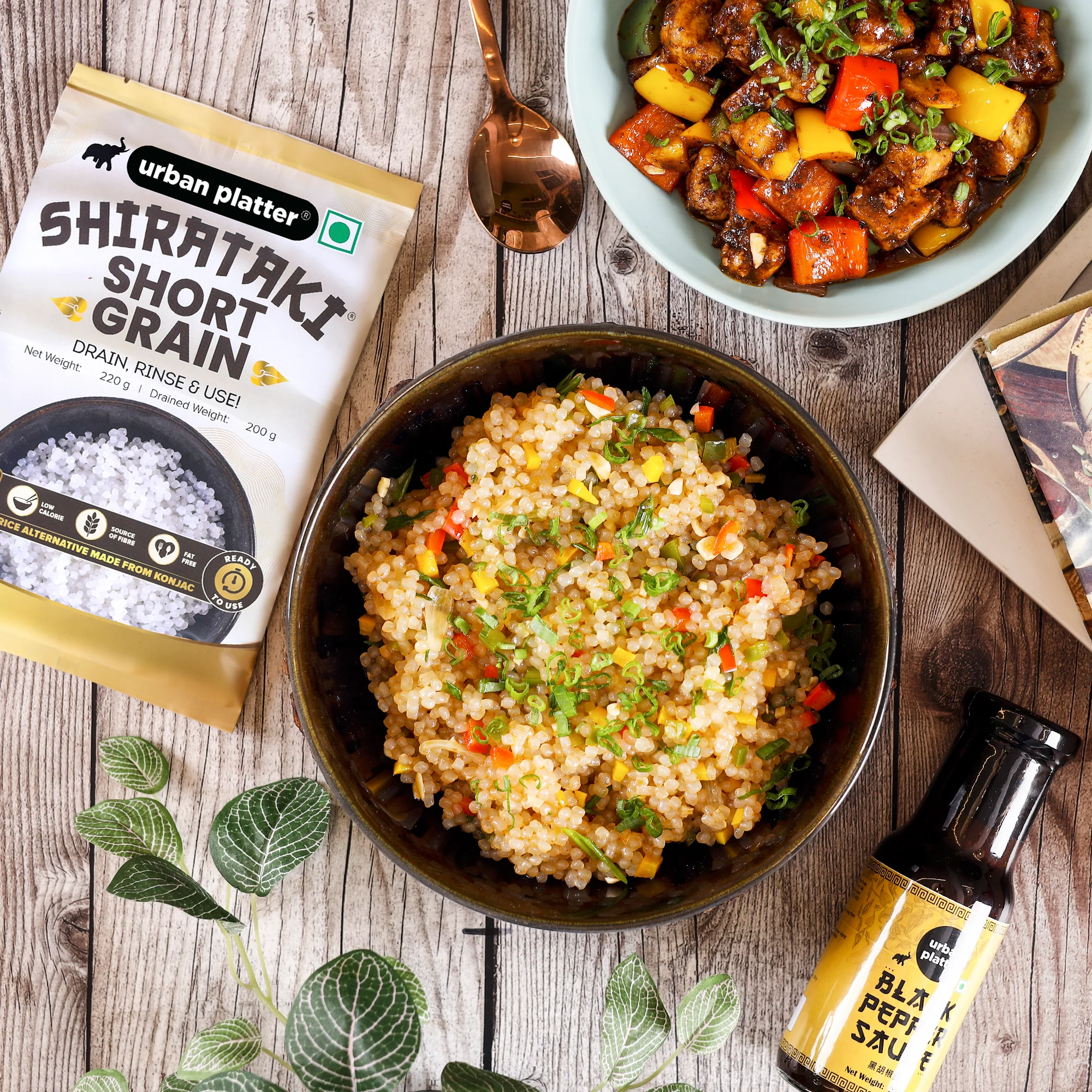 Shirataki Short-Grain Rice, 220g, Pack of 3 (Ultra Low-carb, Low-calorie, Keto-friendly, Fat-free, Gluten-free Alternative to Rice) - Image 3
