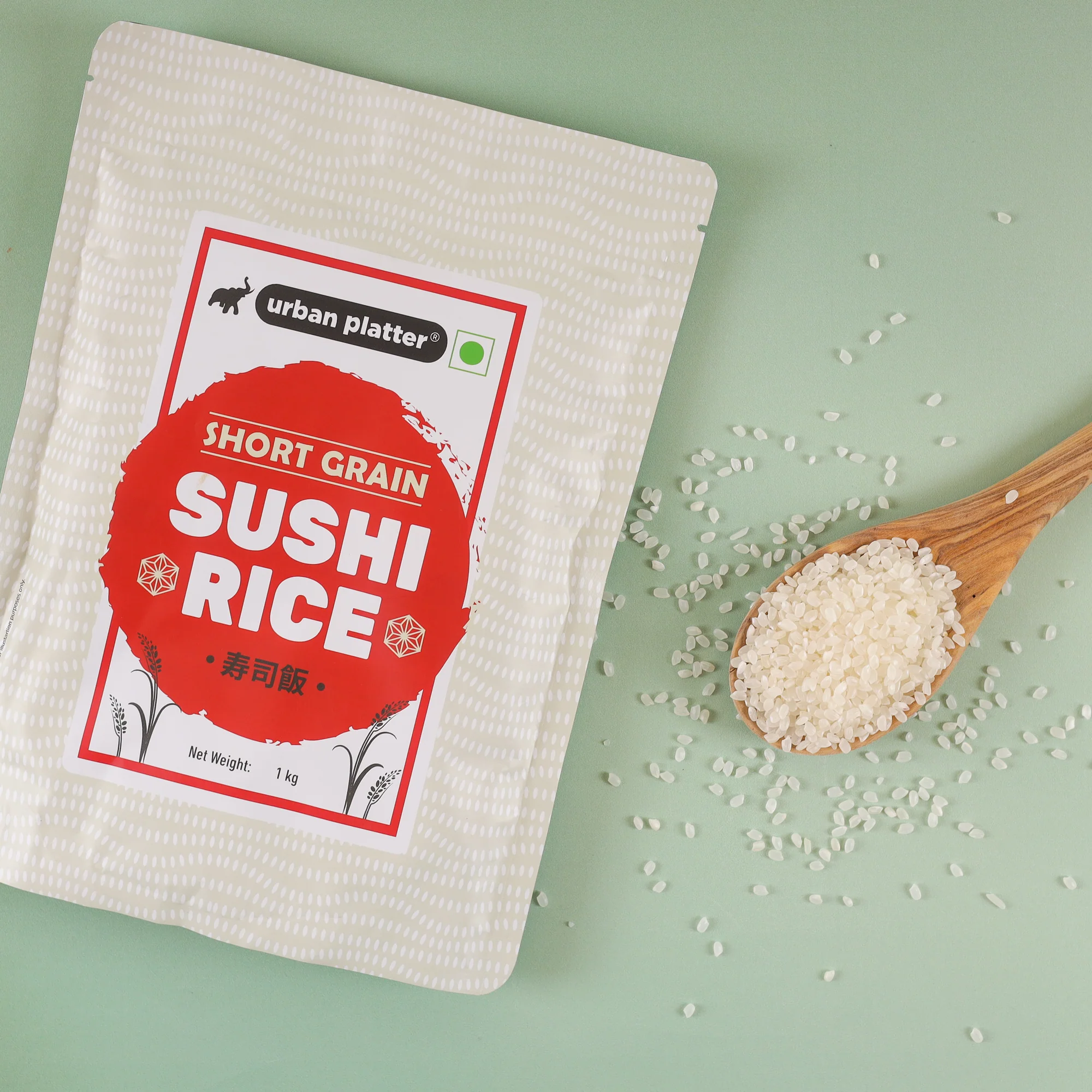 Short Grain Sushi Rice, 1 kg (Japanese Cuisine | Sticky and Aromatic) - Image 4
