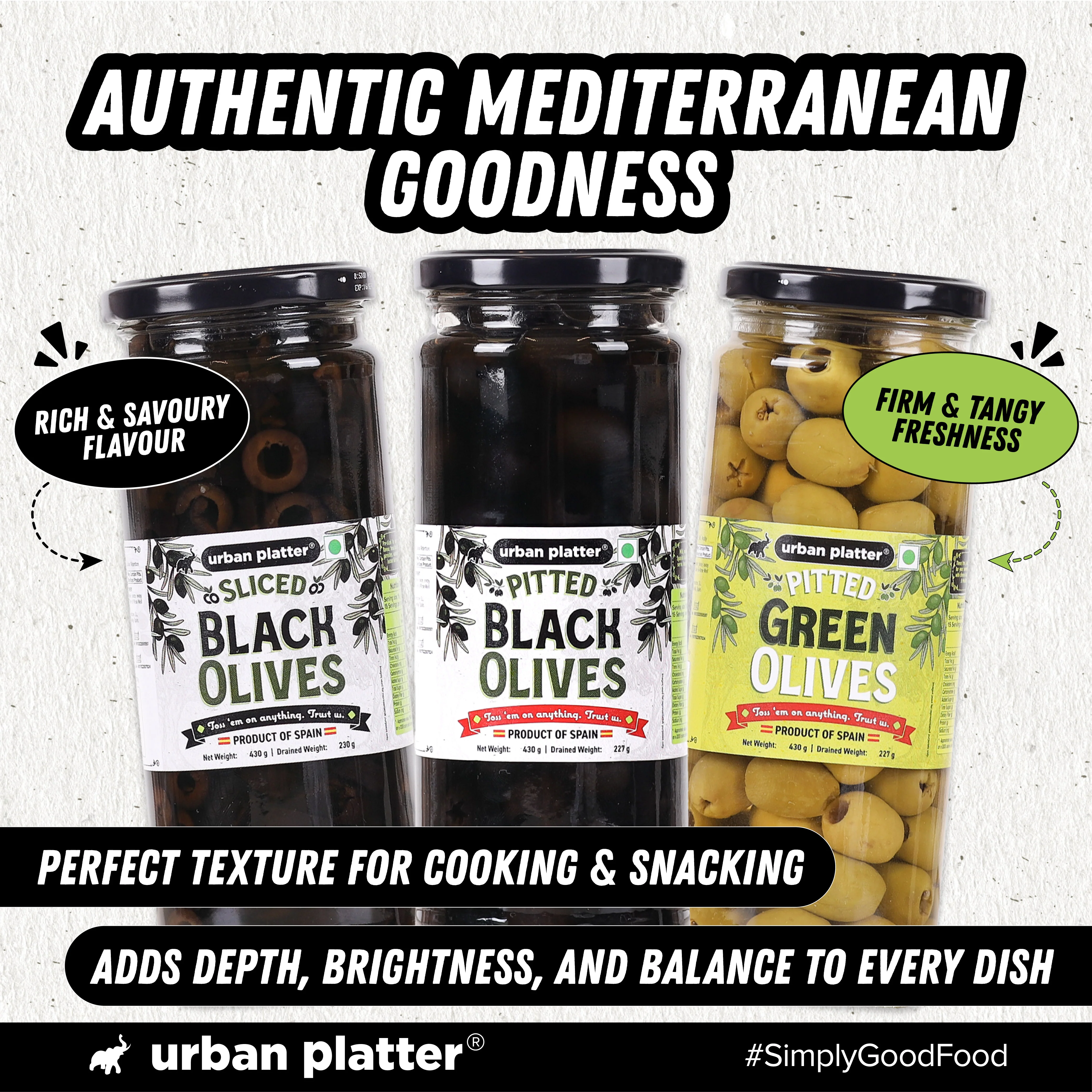 Sliced Black Spanish Olives, 430g (Bold, Savoury Mediterranean Flavour | Perfect for Pizzas, Pastas, Nachos & Salads) - Image 7