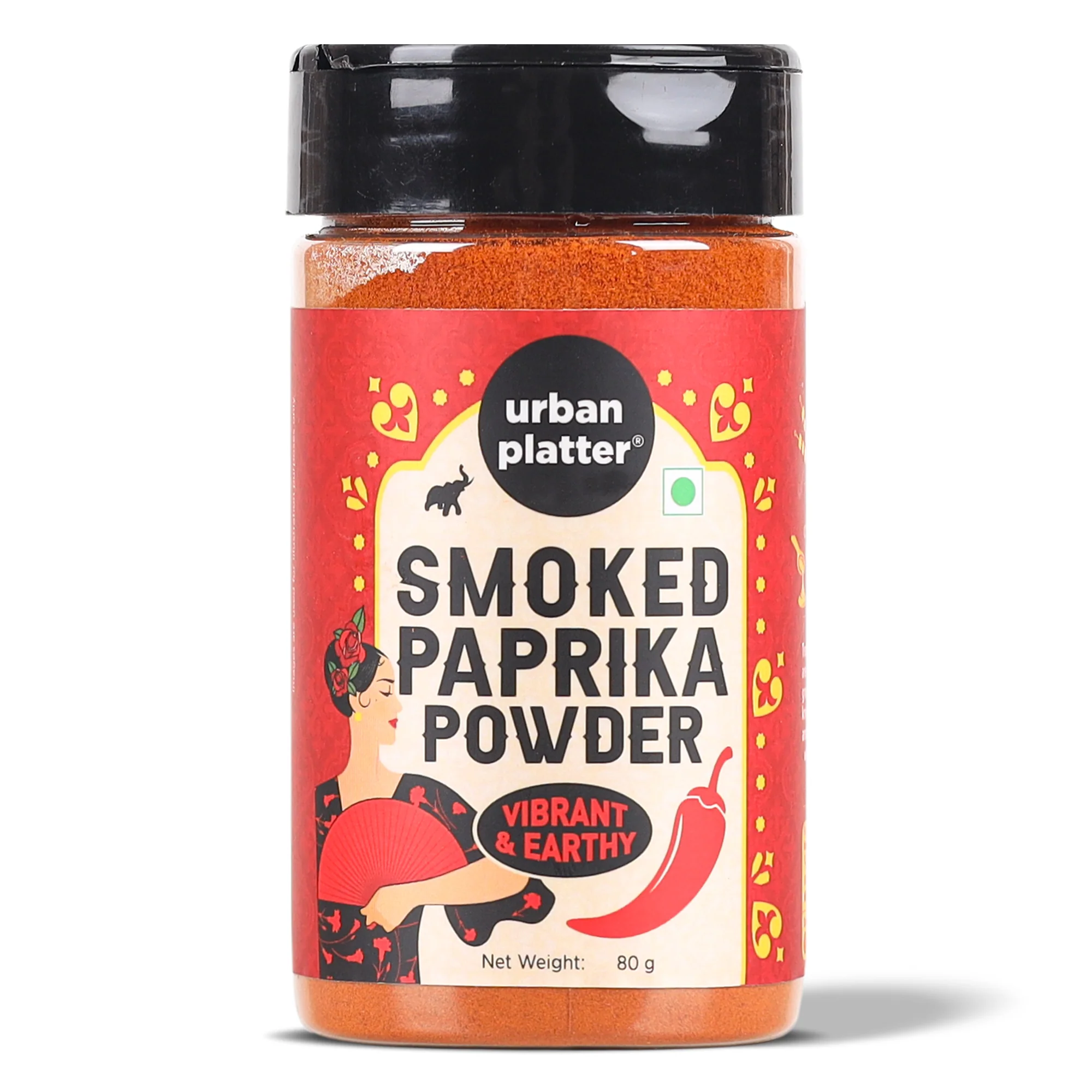 Smoked Paprika, 80g (Bold, Smoky & Sweet, Adds Depth, Colour & Earthy Heat to Grills, Roasts, Pasta, Sauces & Global Cuisines)