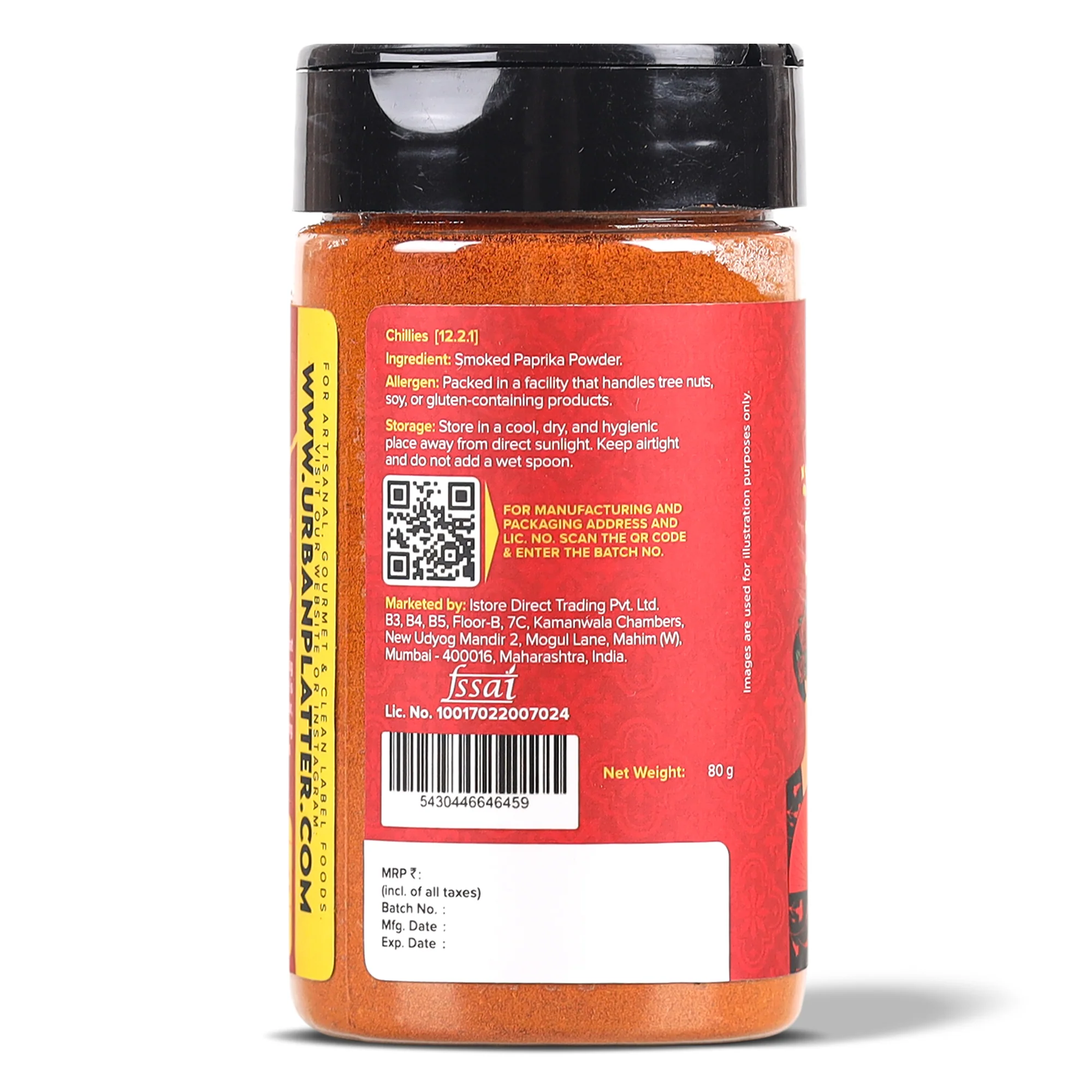 Smoked Paprika, 80g (Bold, Smoky & Sweet, Adds Depth, Colour & Earthy Heat to Grills, Roasts, Pasta, Sauces & Global Cuisines) - Image 2