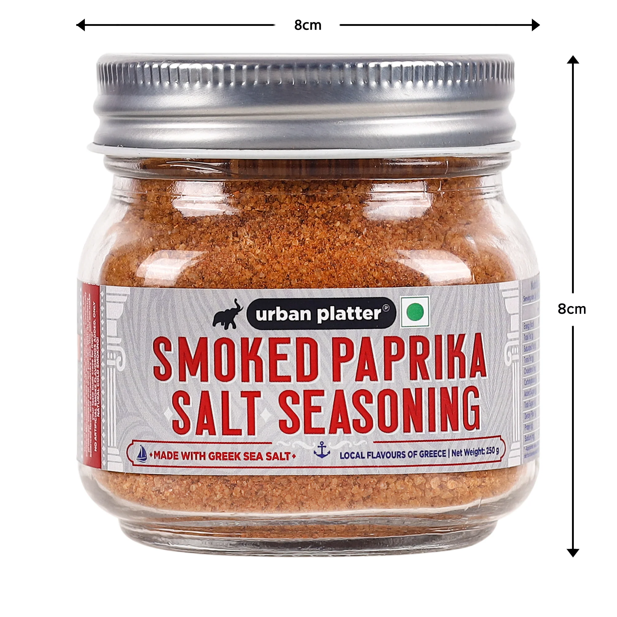 Smoked Paprika Salt Seasoning, 250g (Product of Greece, Greek Sea Salt, Naturally Cold Smoked, Season Vegetables) - Image 8