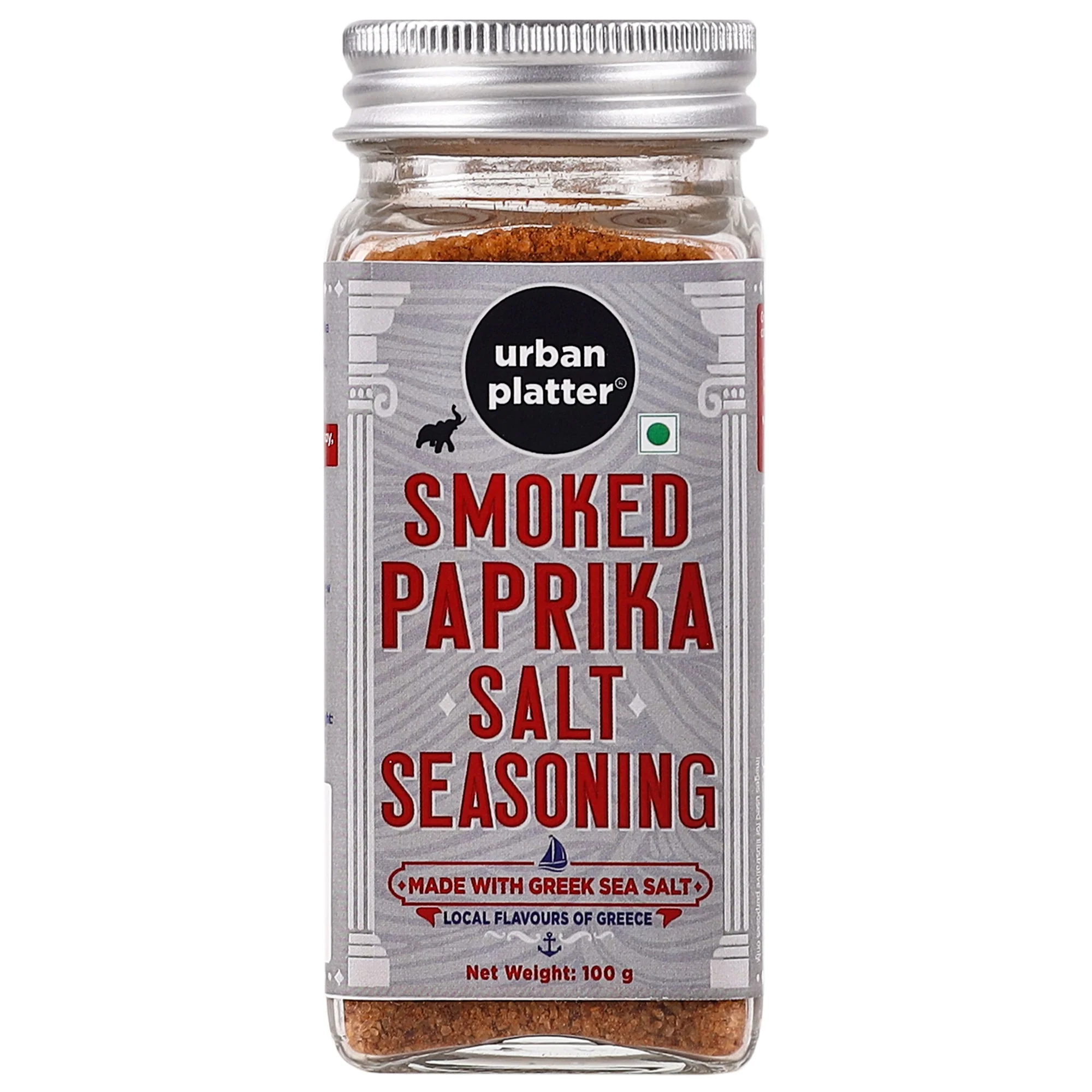 Smoked Paprika Salt Seasoning, (Product of Greece, Made from Greek Sea Salt, Naturally Cold Smoked, Season Vegetables) - Image 2