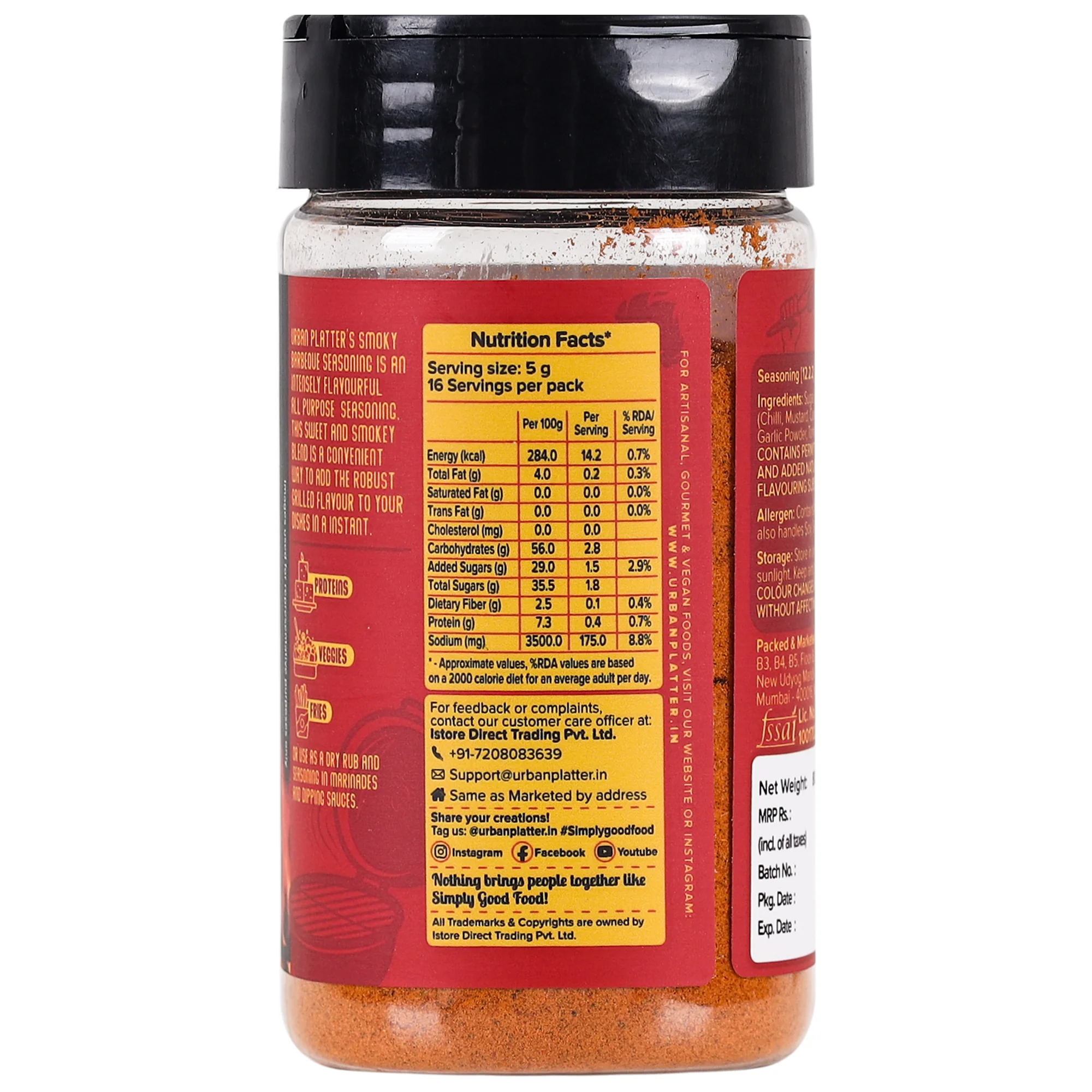 Smoky BBQ Seasoning, 80g - Image 3