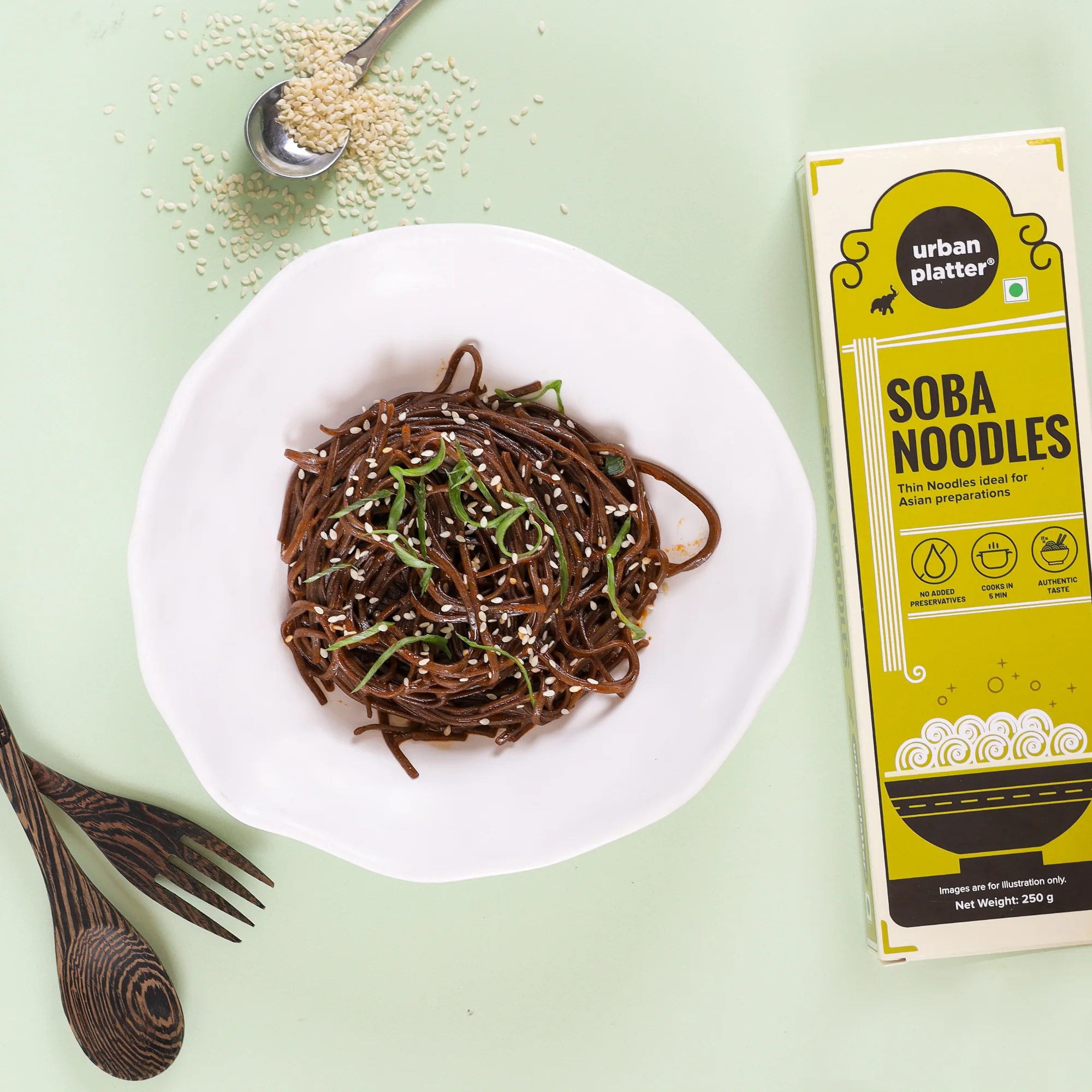 Soba Noodles, 250g (Ideal for Asian Preparations, No Added Preservatives) - Image 8