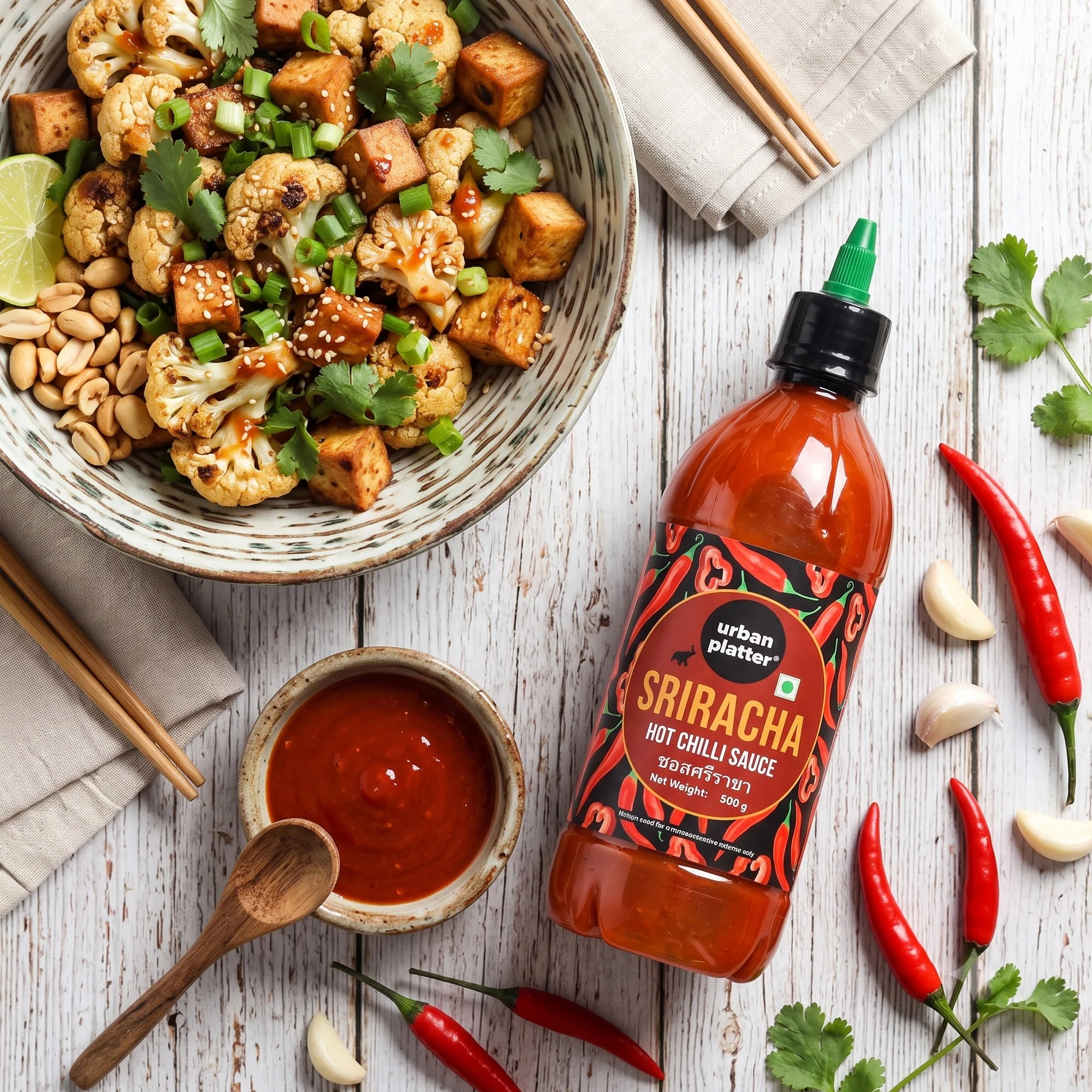 Sriracha Hot Chilli Sauce, 500g (Versatile Sauce, Perfect Aroma & Taste) - Image 6
