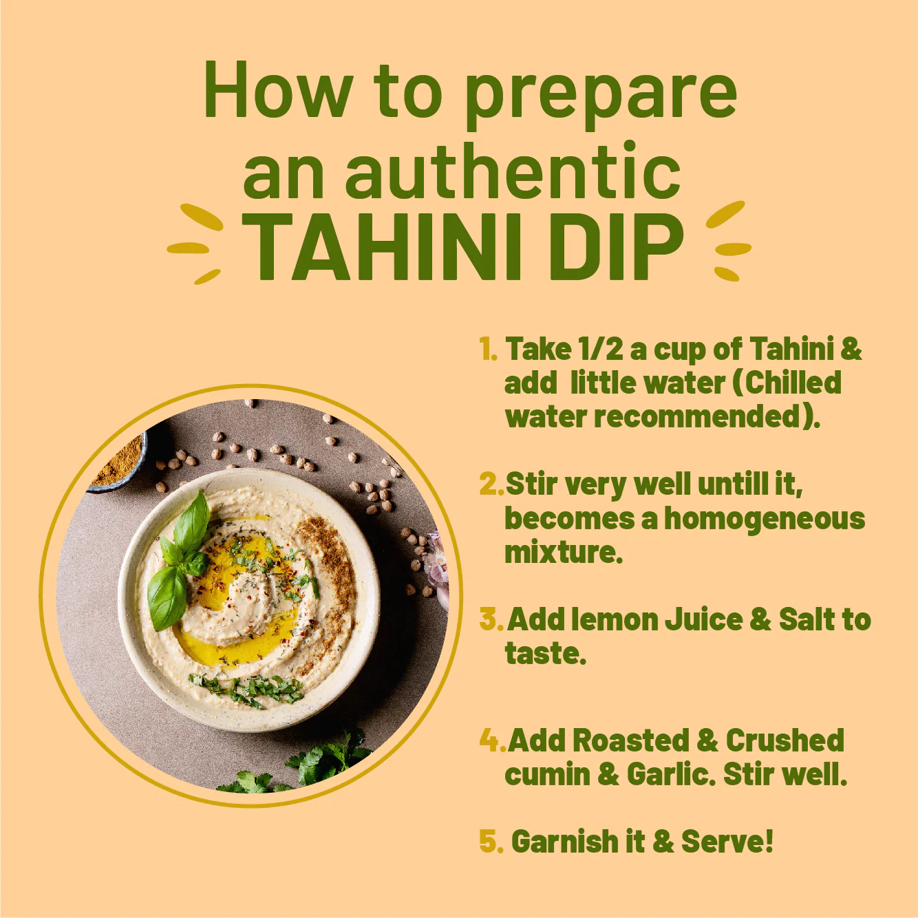 Tahini Paste, 500g (Smooth & Creamy White Sesame Paste, No Additives, Ideal for Hummus, Shawarma Sauce, Baba Ghanoush & Salad Dressings) - Image 8