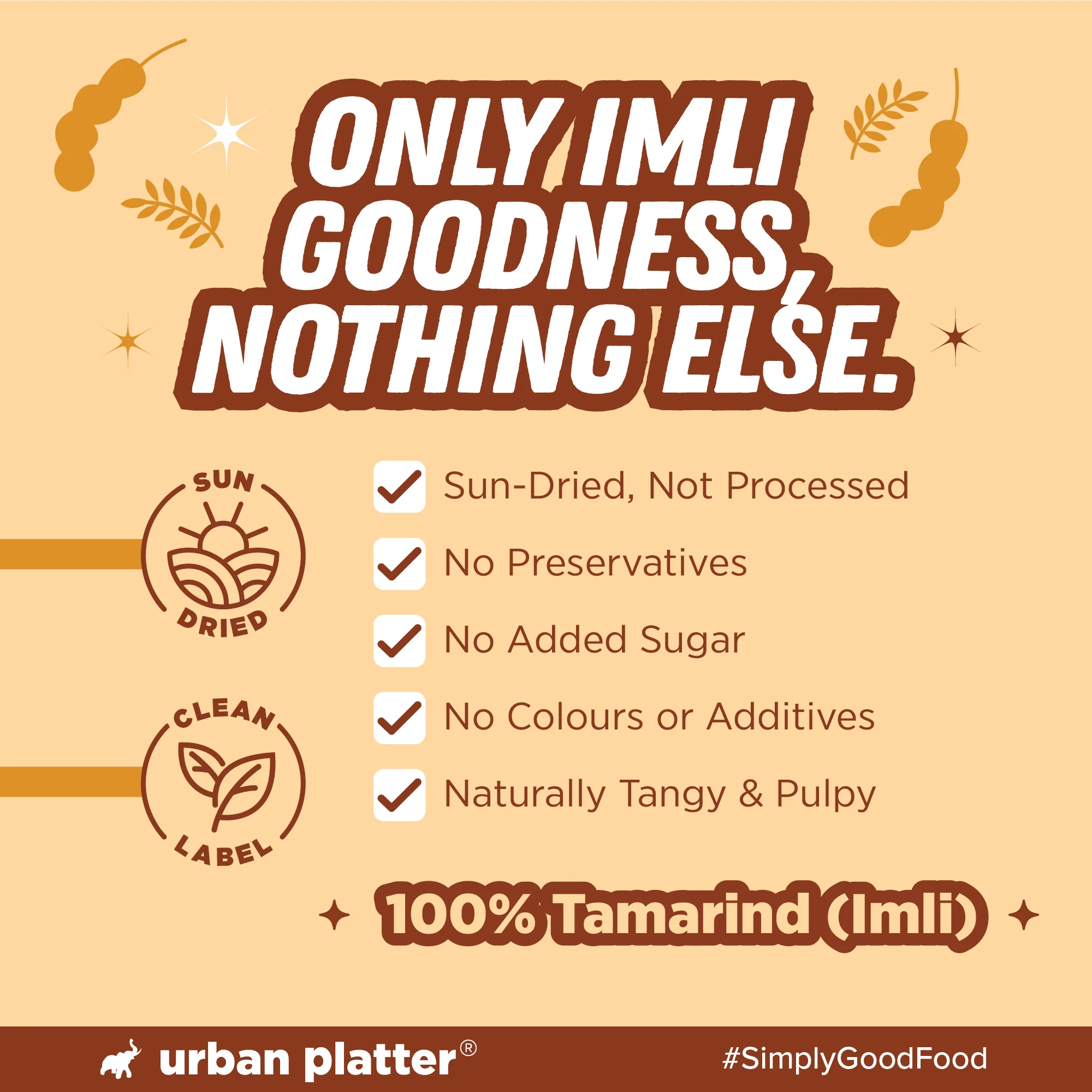 Tamarind Slab, 500g (Imli Block | Natural, Seedless & Sundried | Ideal for Cooking, Chutneys & Curries) - Image 8