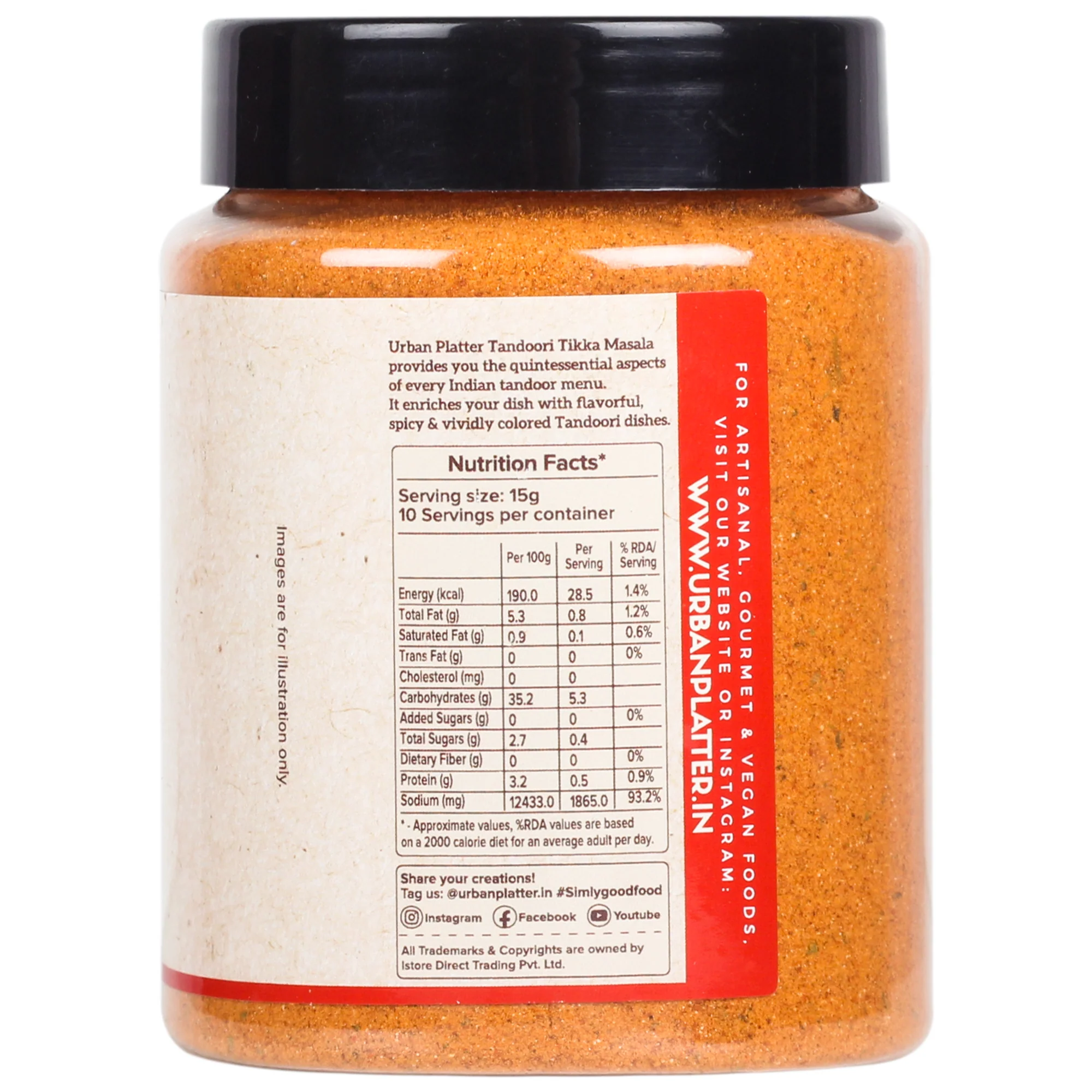 Tandoori Tikka Masala, 150g [Masala | Flavourful blend of spices | Sprinkle or add to your appetizers, gravies, veggies, fries] - Image 4