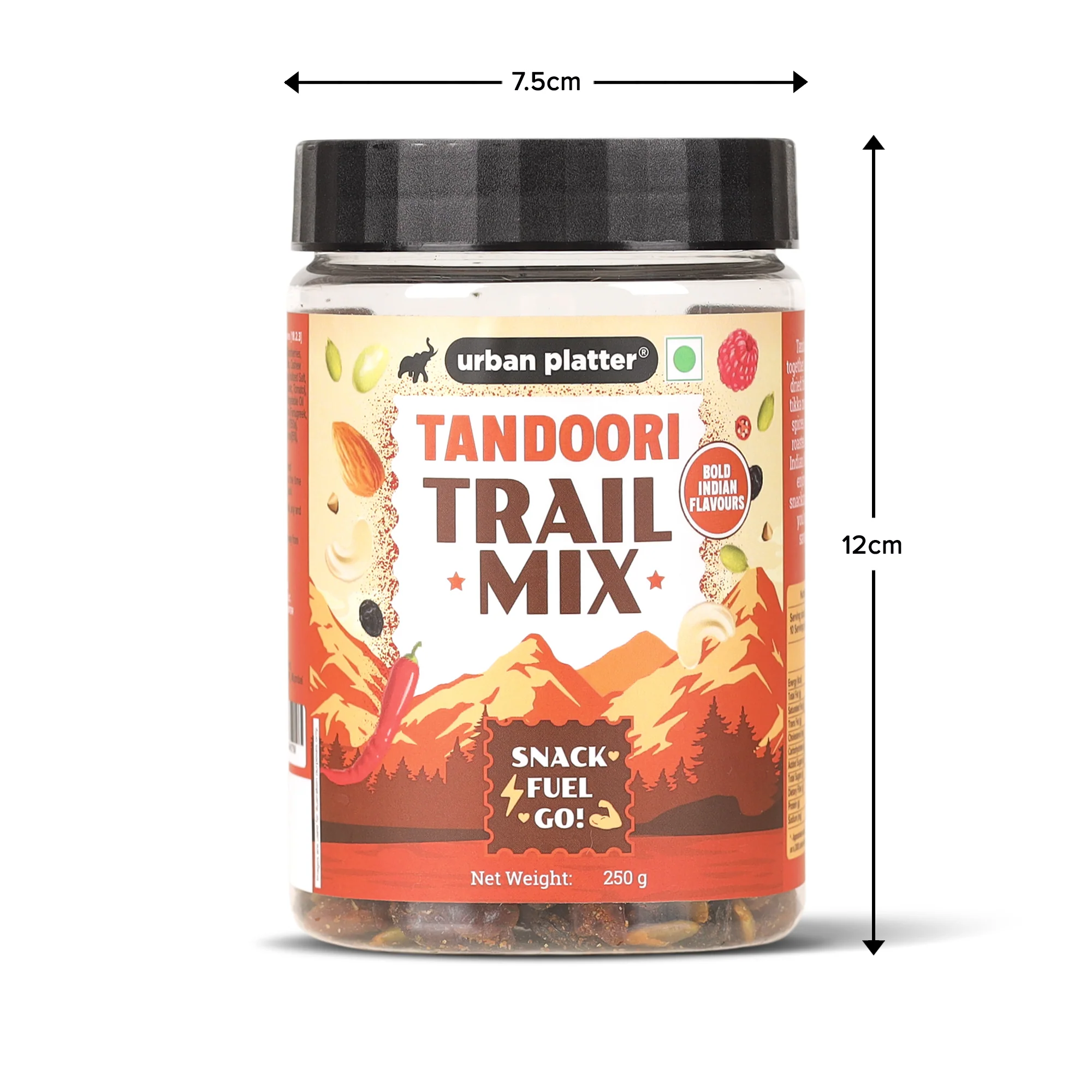 Tandoori Trail Mix, 250g (Spiced Nuts, Seeds & Dried Fruits | Bold Indian Flavour | Crunchy Savoury Snack) - Image 10