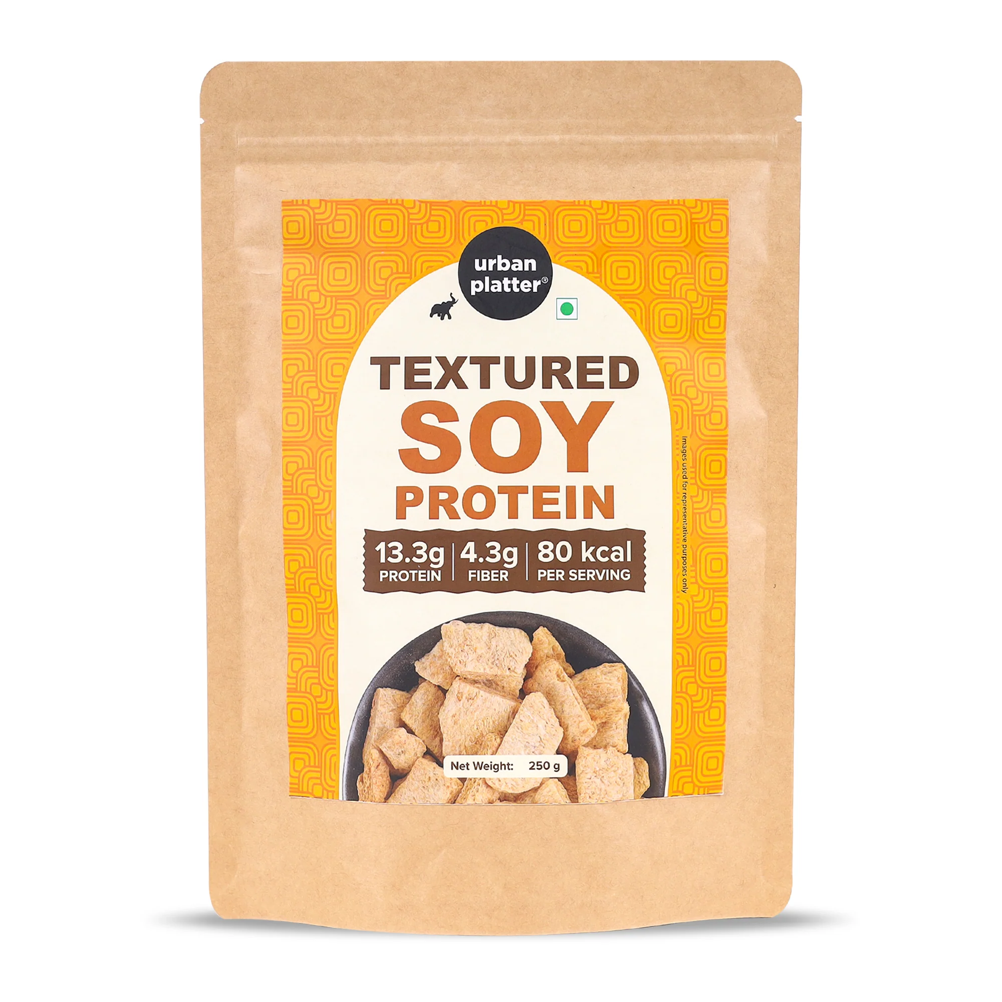 Textured Soy Protein, 250g [High Protein | Low Fat | Versatile Ingredient]