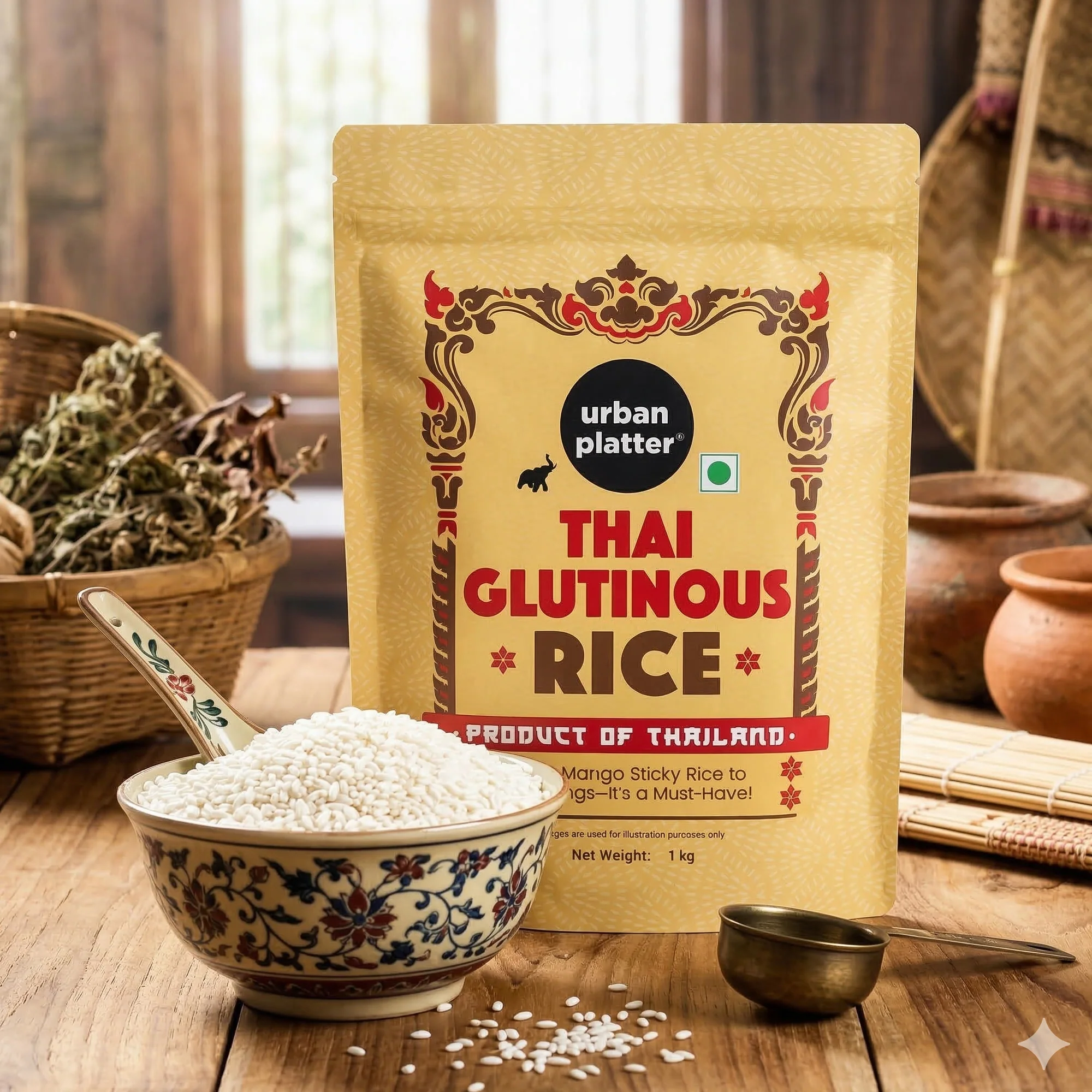Thai Glutinous Rice, 1Kg - Image 5