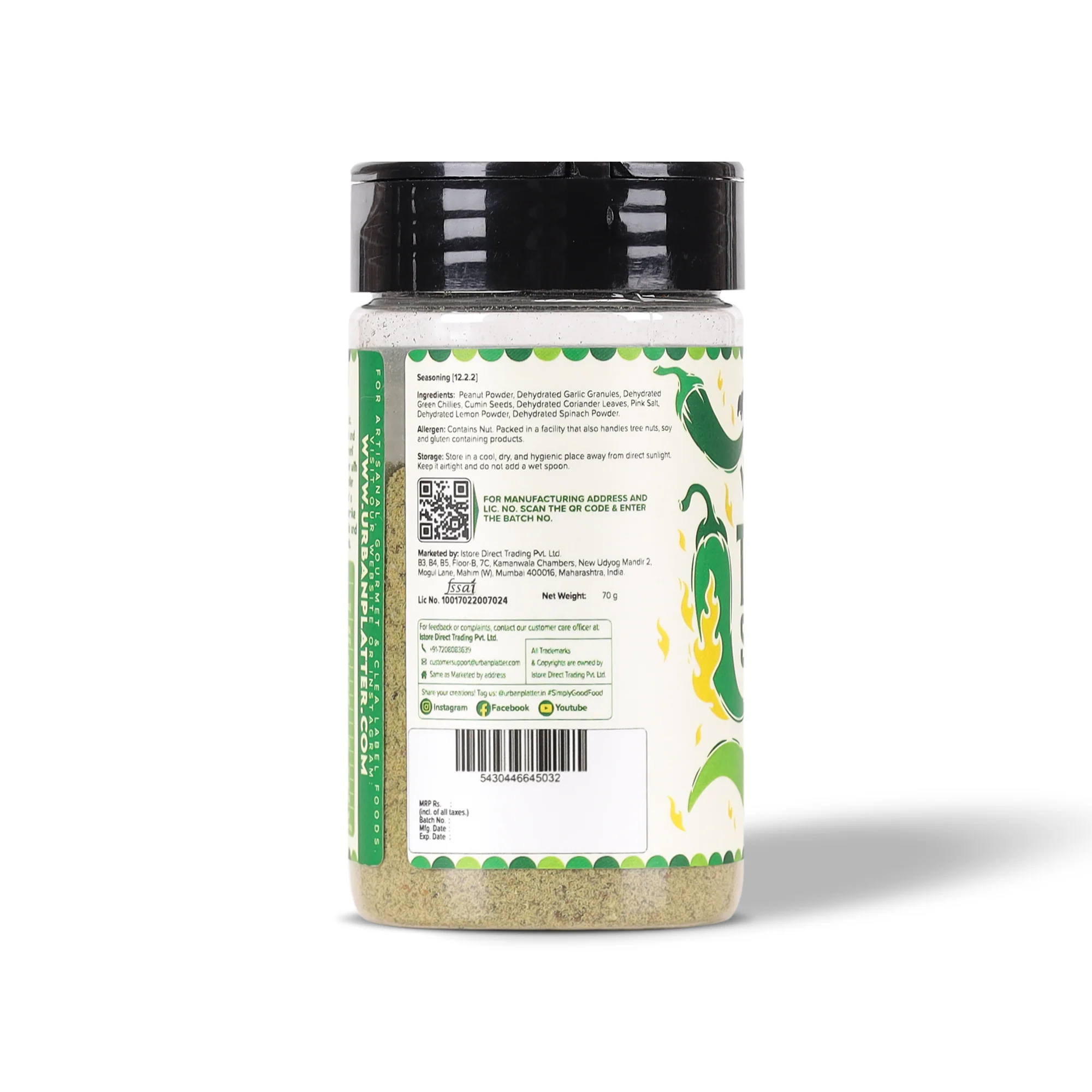 Thecha Seasoning, 70g (Authentic Maharashtrian Condiment, Bold Chilli, Garlic & Peanut Blend, Perfect for Fries, Pasta & Rice) - Image 2