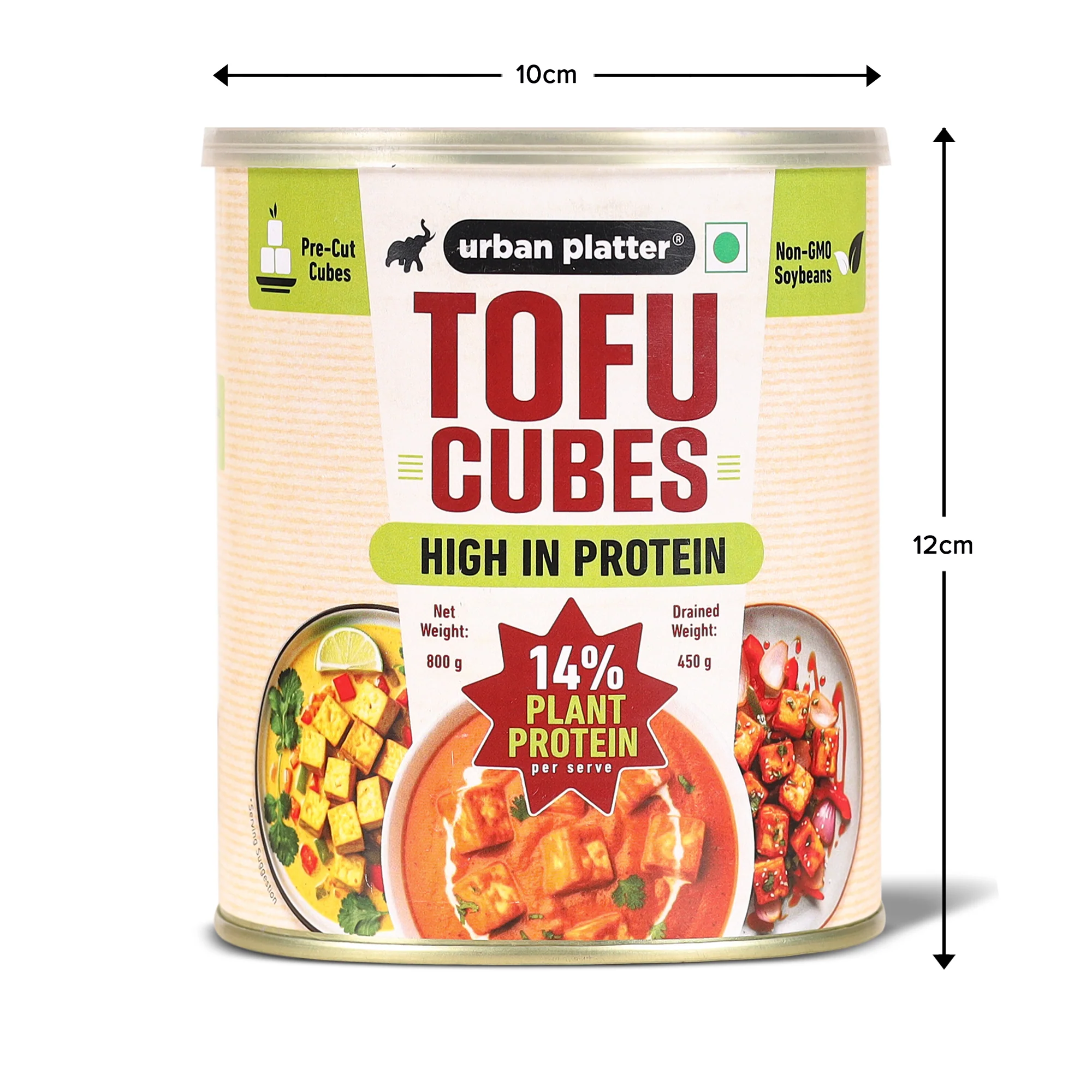 Tofu Cubes, 800g (Drained Weight: 450g | 14% Plant Protein | Ready-to-Use for Stir-Fries, Curries, Salads & Soups) - Image 12