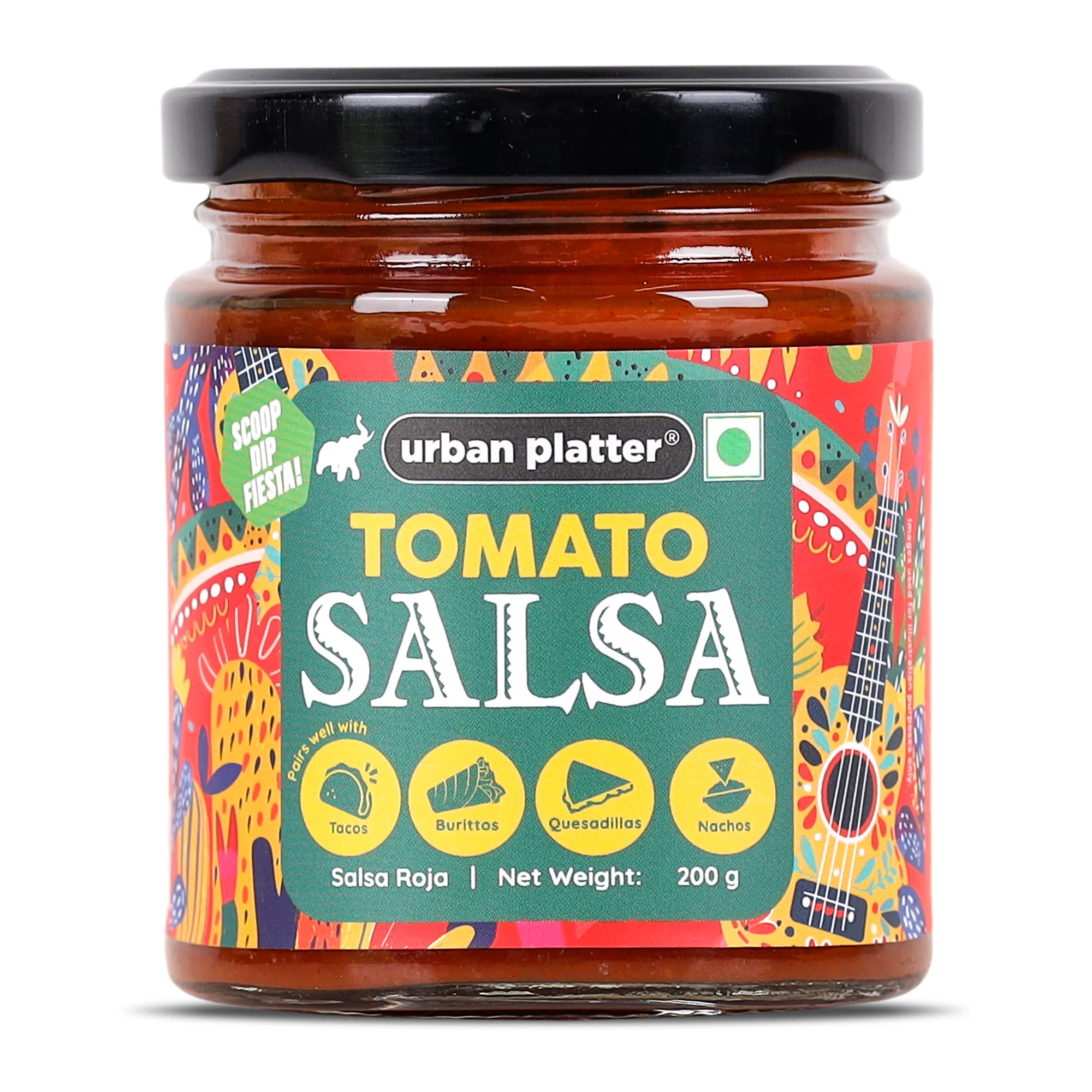 Tomato Salsa, 200g (Preservative Free | Vibrant & Zesty | Mexican Salsa)