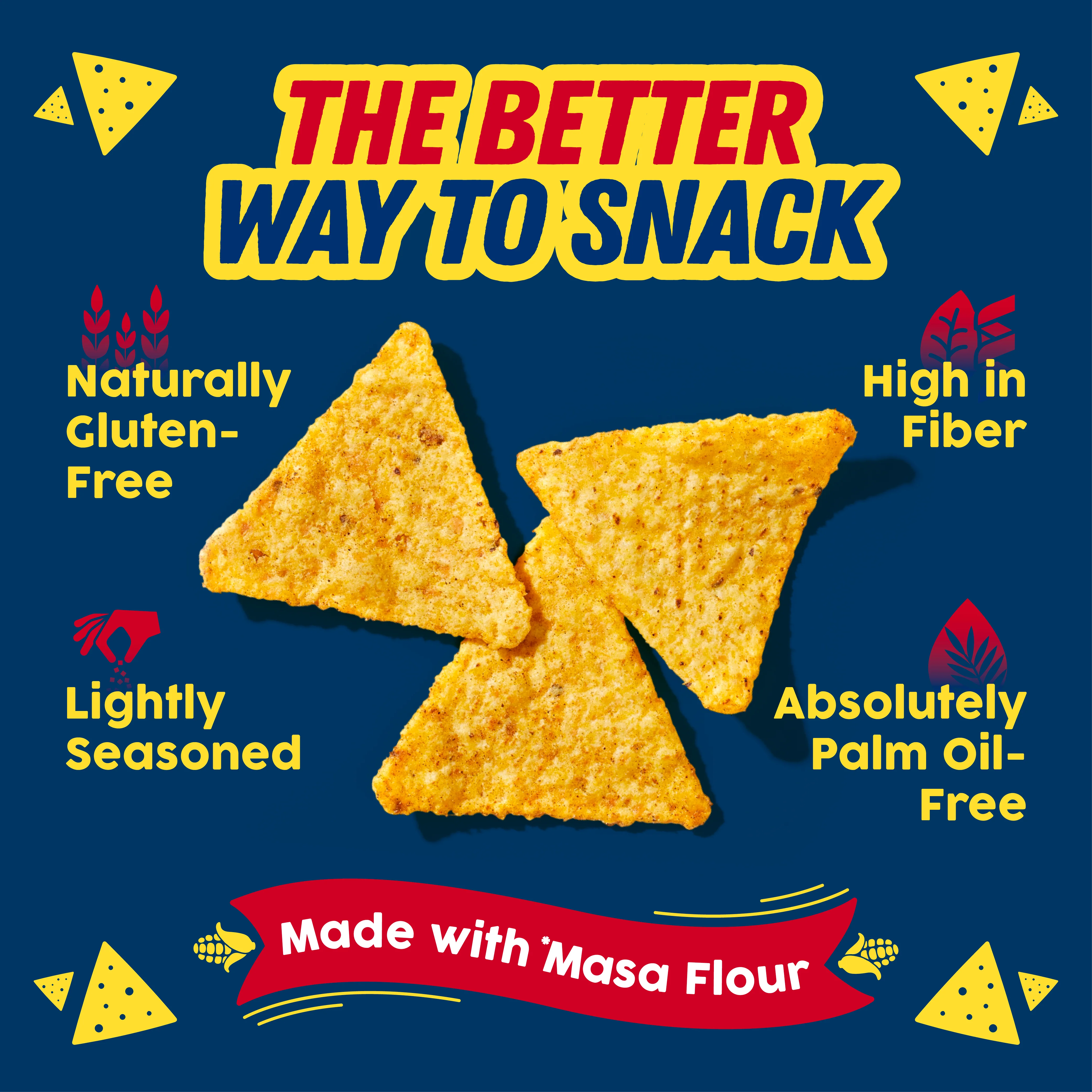 Tortilla Chips, 250g (Made with Masa Flour, Palm-oil-free, Gluten-free, Lightly Salted Nacho Chips) - Image 6