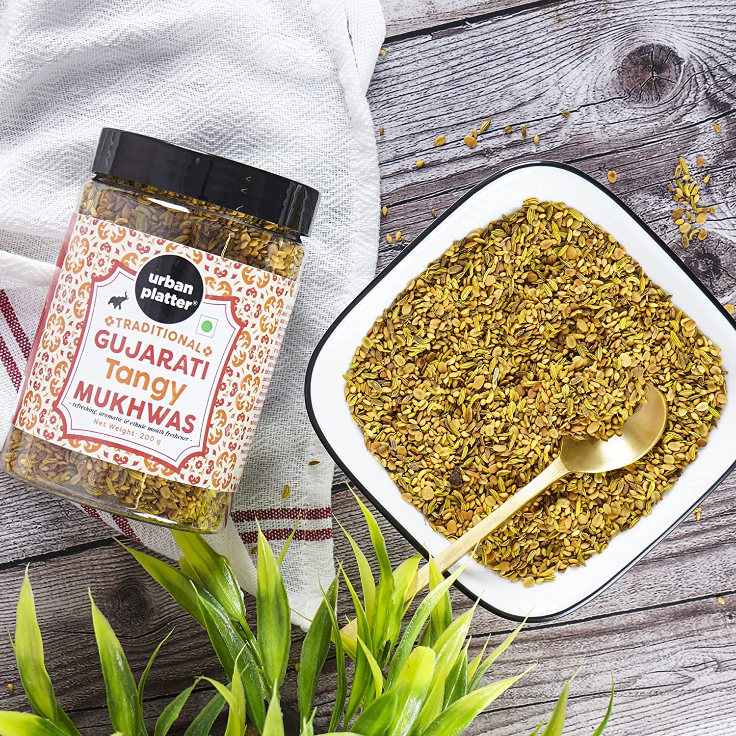 Traditional Gujarati Tangy Mukhwas, 200g (Mouth Freshener | Digestive | After-Meal Snack | Rich in Fibre) - Image 6