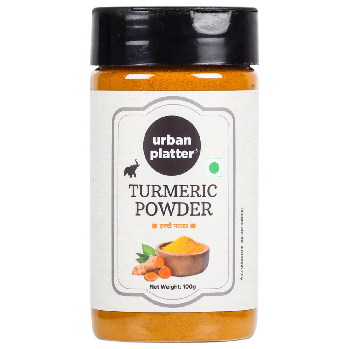 Turmeric (Haldi) Powder Shaker Jar, 100g (Premium Quality)