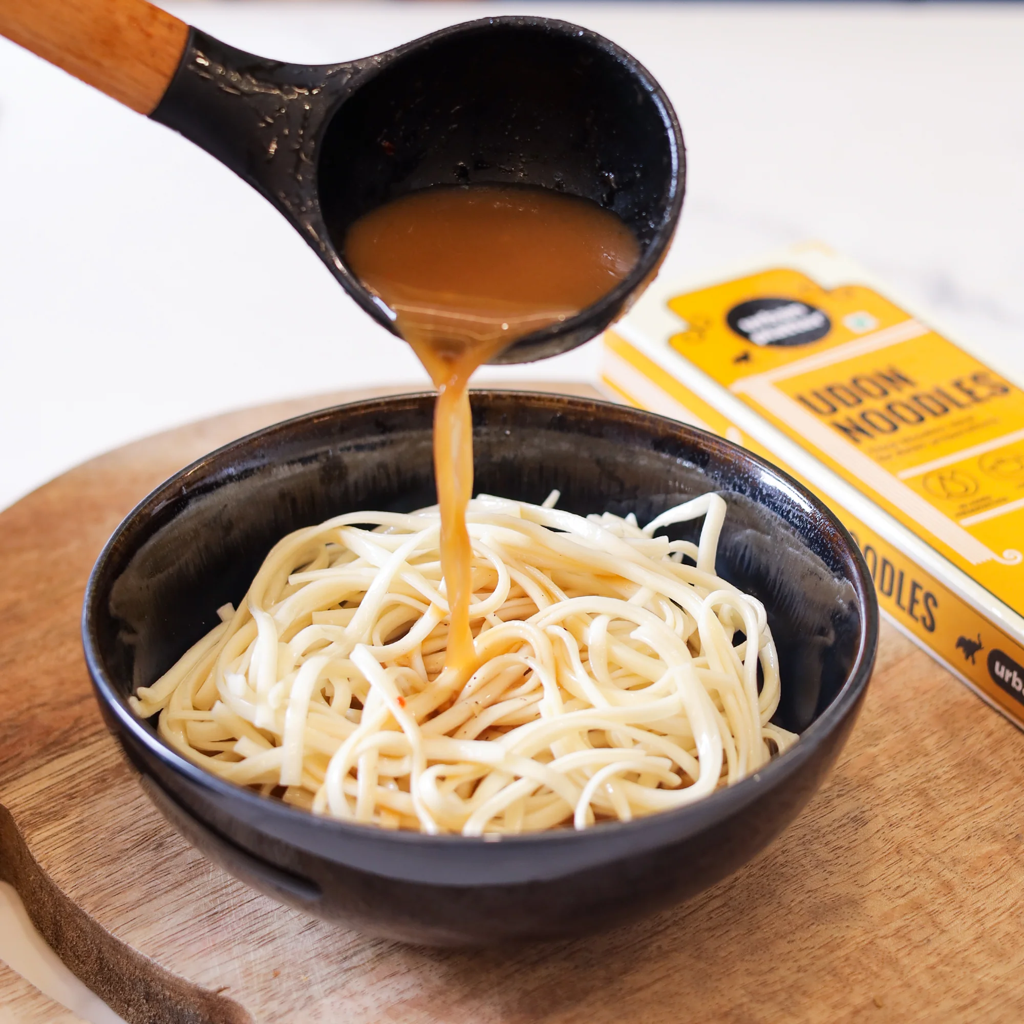 Udon Noodles, 250g (Thick Wheat Noodles, Ideal for Asian Preparations, No Added Preservatives) - Image 7
