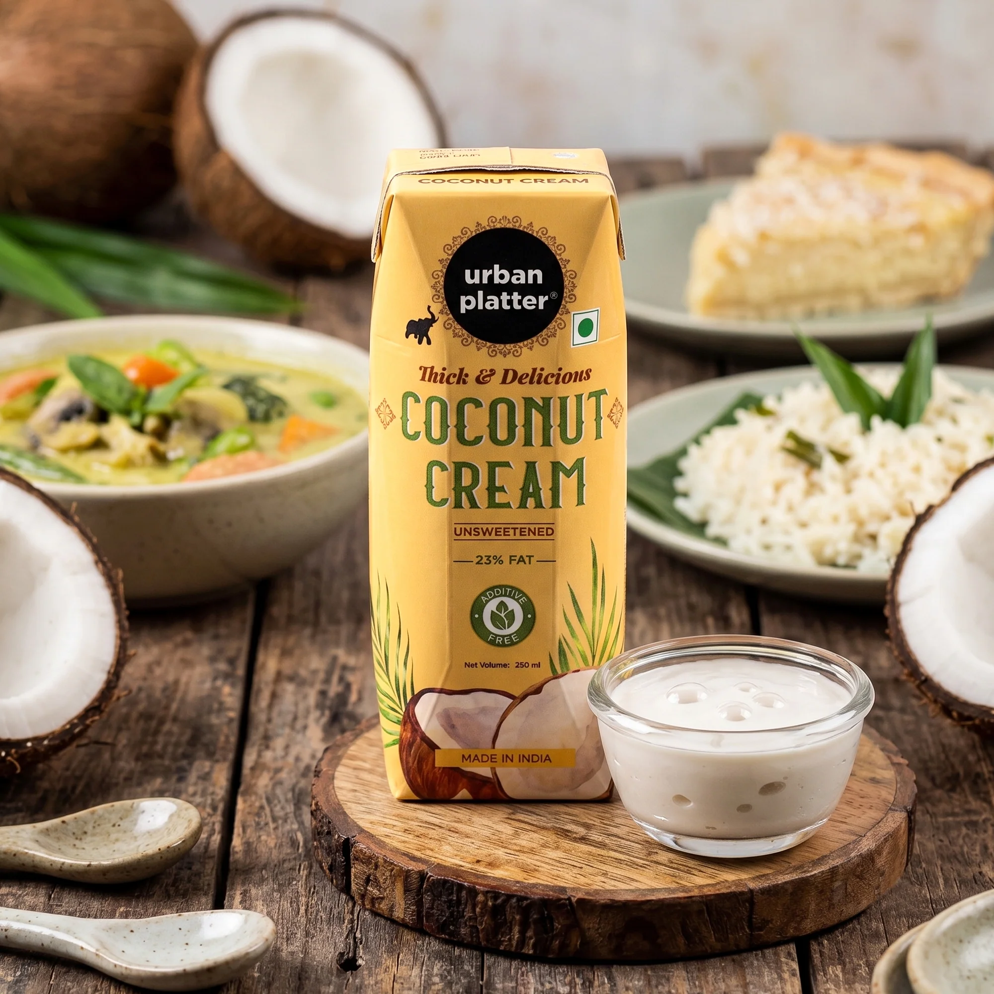 Coconut Cream, 250ml (Additive Free | 23% Fat | Pack of 21) - Image 8