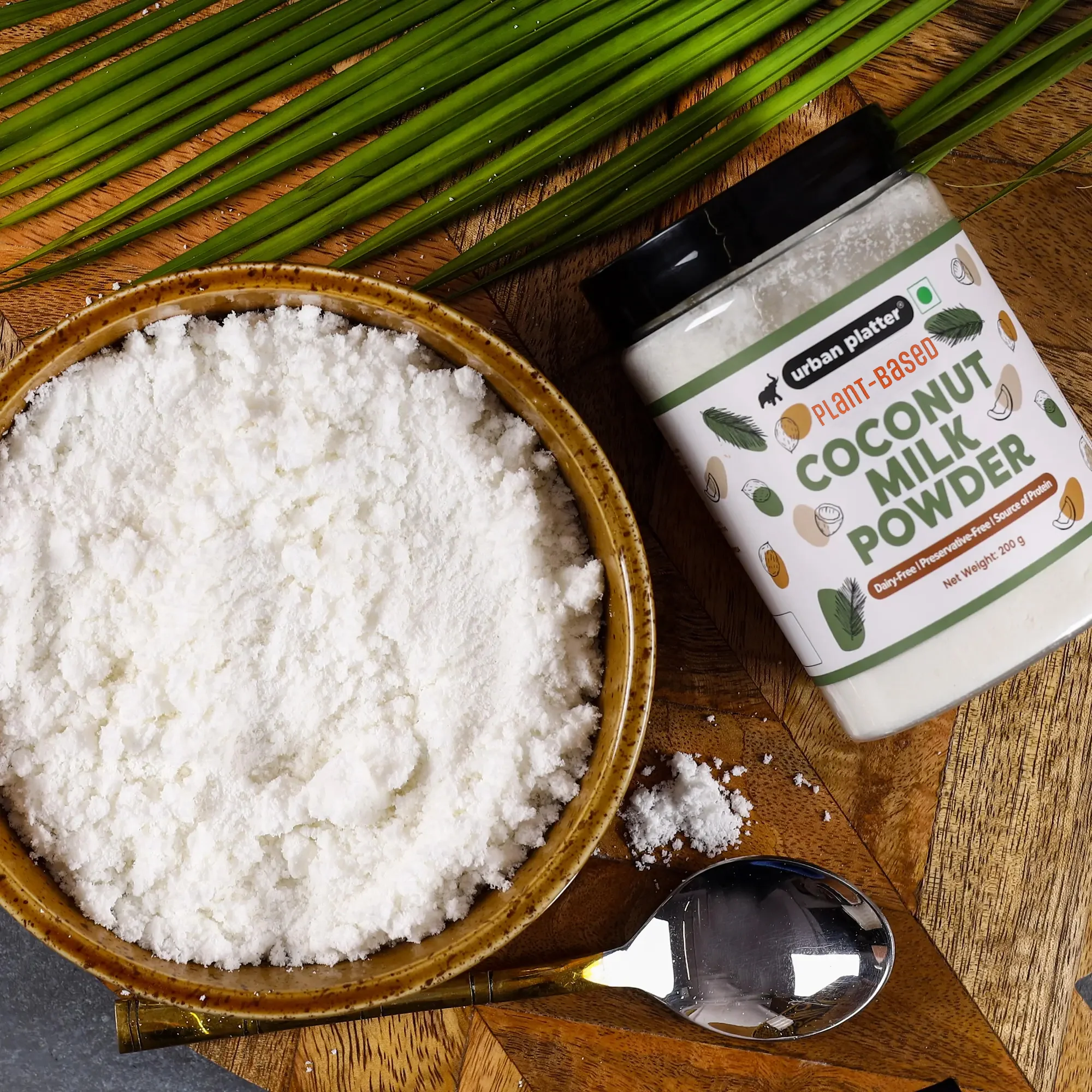 Coconut Milk Powder Jar, 200g (Plant-Based, Preservative-Free, Easy to use, Product of Sri Lanka, Dairy-Free, Source of Protein, Add to smoothies, curries, baked goods) - Image 6