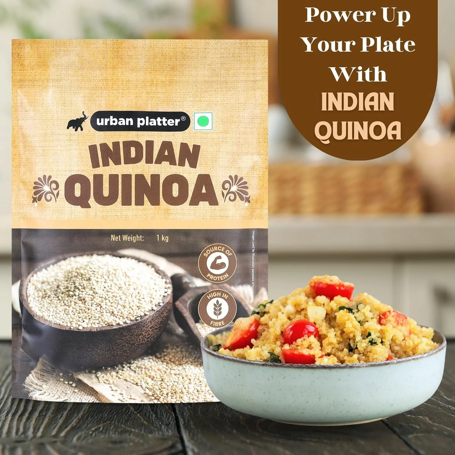 Whole White Indian Quinoa Grain, 1Kg - Image 5