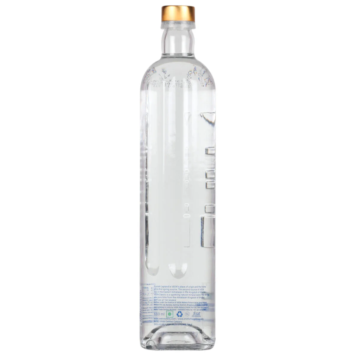 Veen Natural Mineral Sparkling Water from the Himalayas, 660 ml (Bottled from a pristine spring in Bhutan | Premium Glass Bottle | Pure and Pristine Himalayan Water) - Image 3